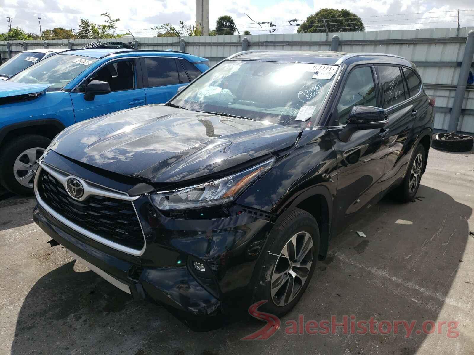 5TDGZRBHXLS019202 2020 TOYOTA HIGHLANDER