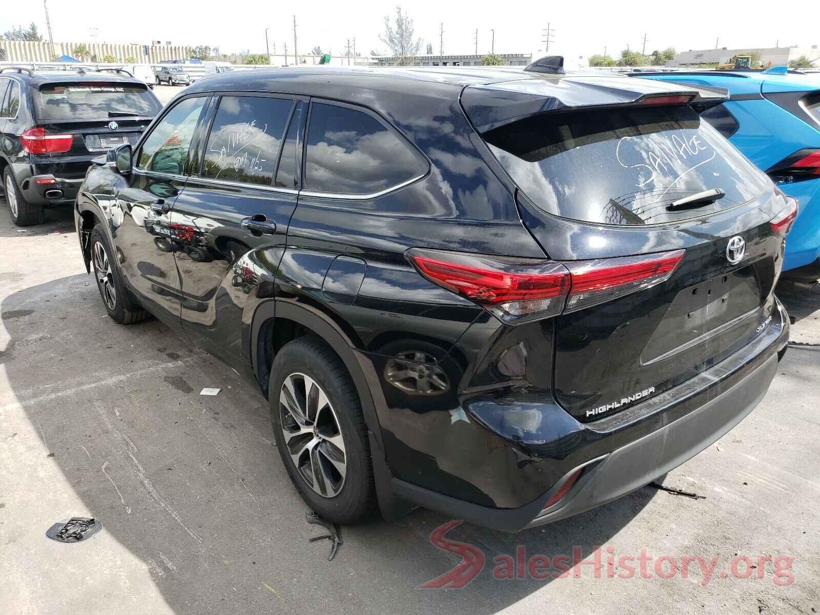 5TDGZRBHXLS019202 2020 TOYOTA HIGHLANDER