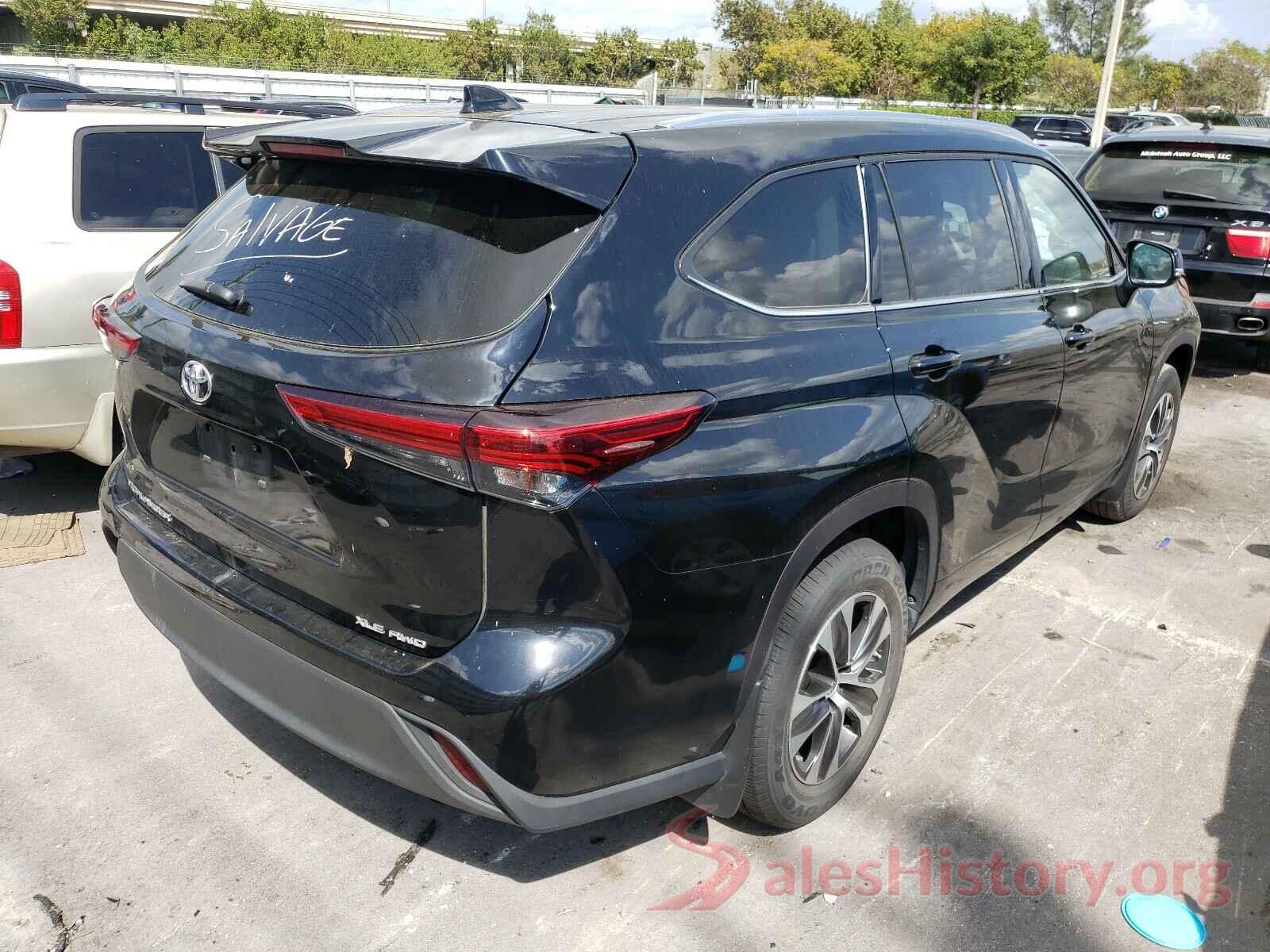 5TDGZRBHXLS019202 2020 TOYOTA HIGHLANDER