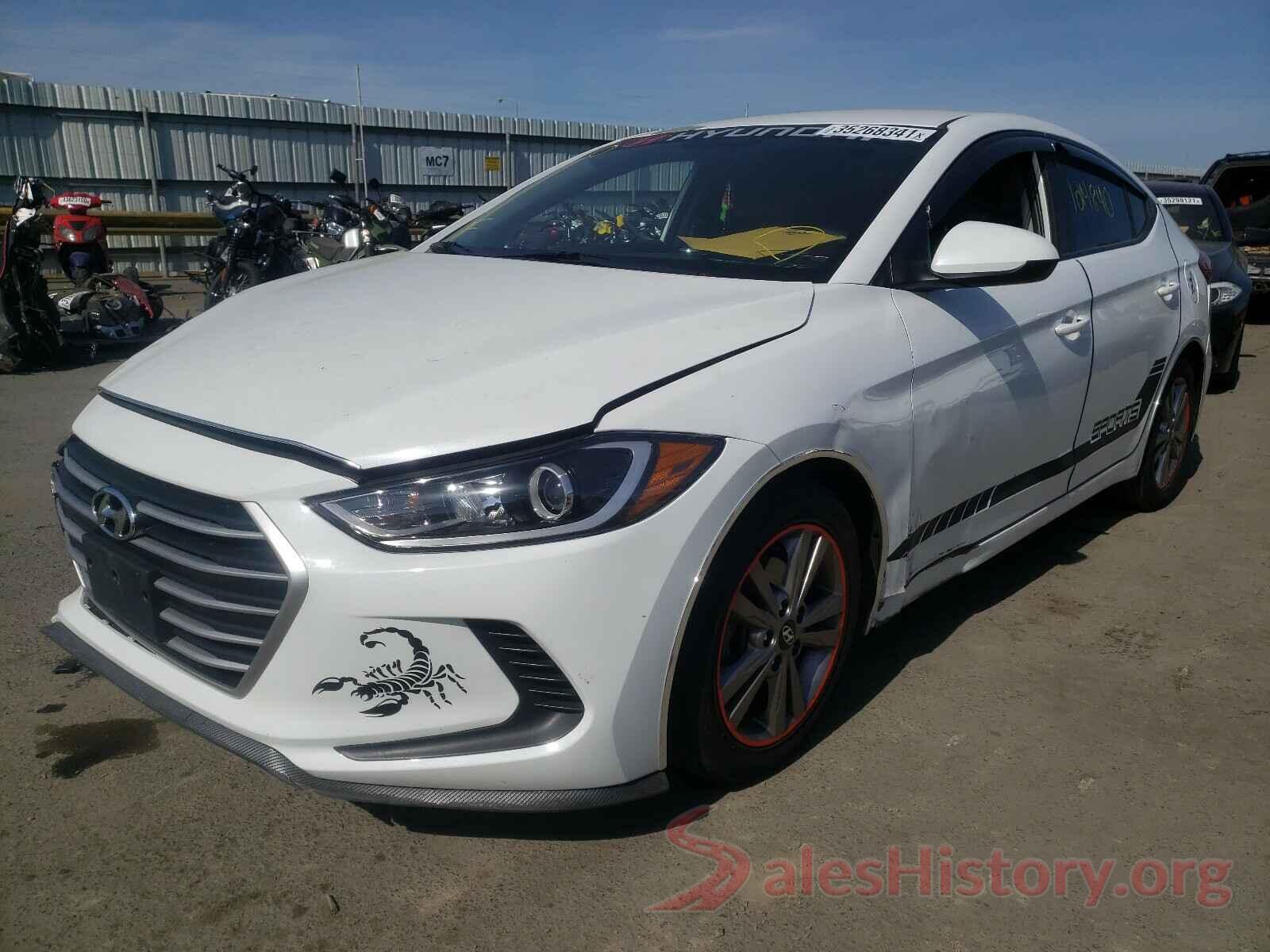 5NPD84LFXHH048234 2017 HYUNDAI ELANTRA