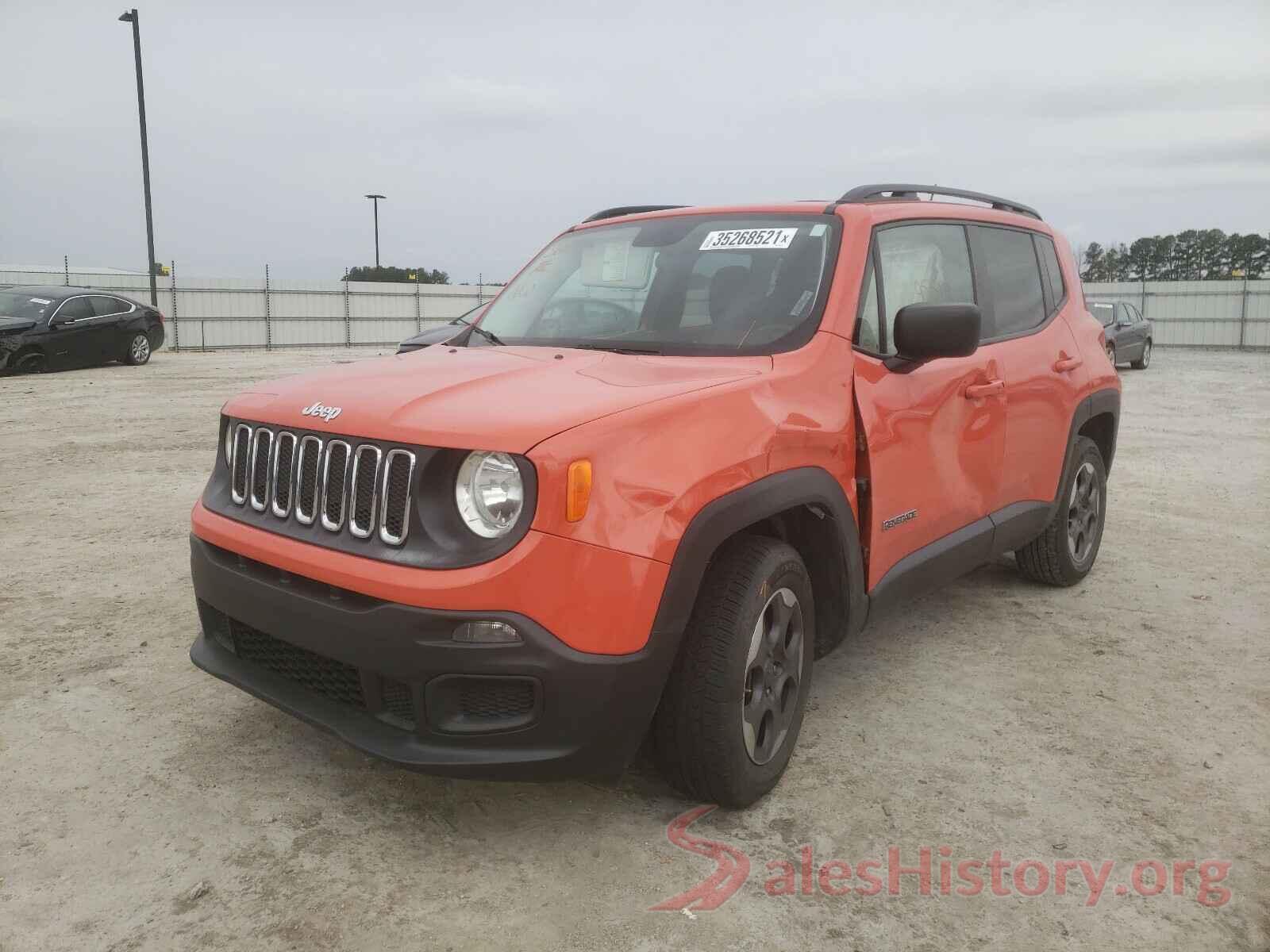 ZACCJAAT2GPD42658 2016 JEEP RENEGADE