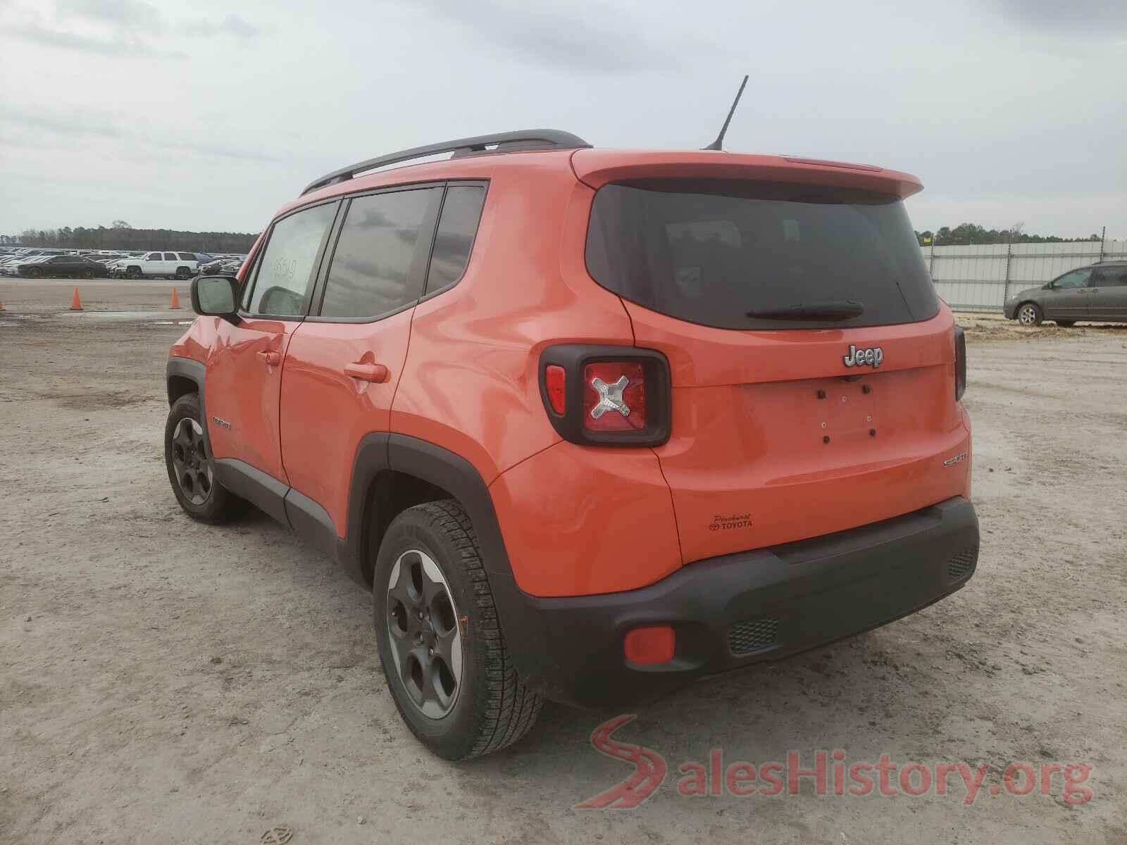 ZACCJAAT2GPD42658 2016 JEEP RENEGADE