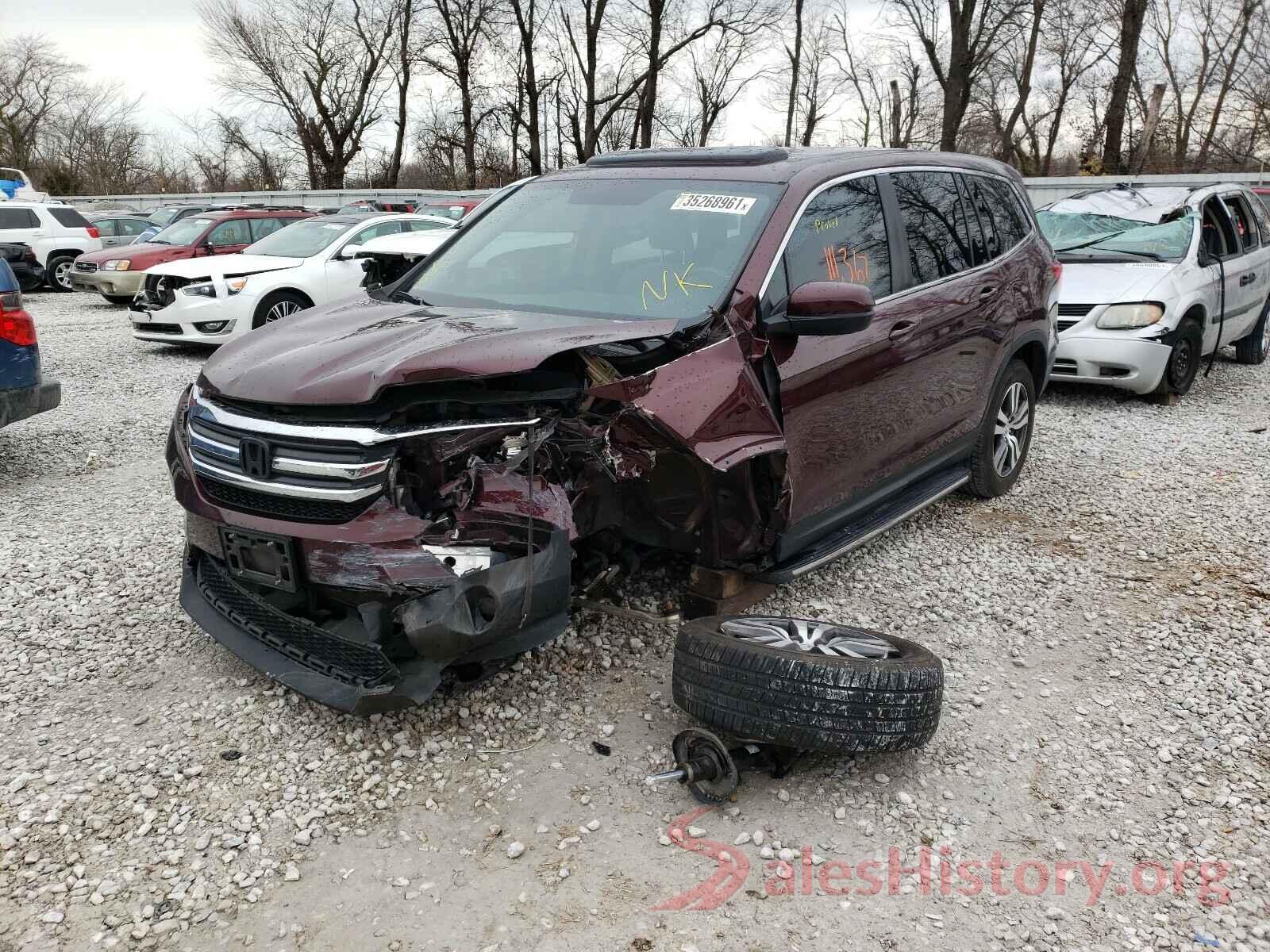 5FNYF6H81GB083657 2016 HONDA PILOT