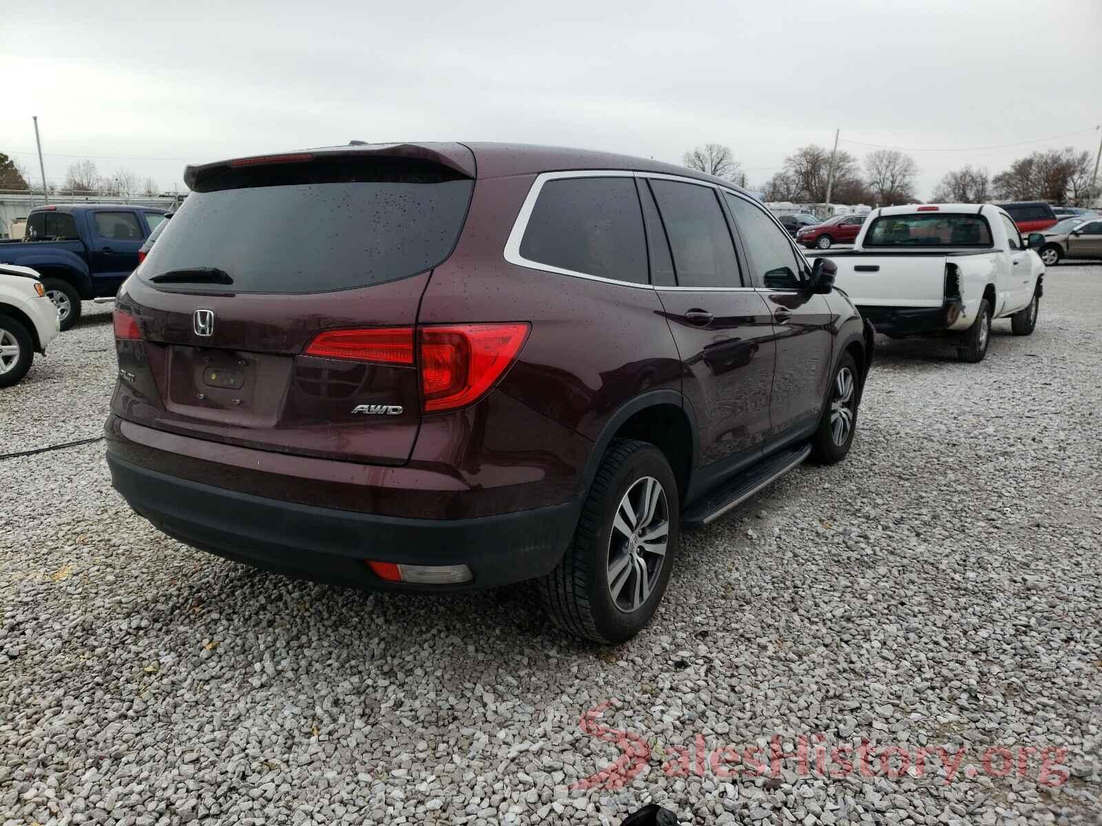 5FNYF6H81GB083657 2016 HONDA PILOT