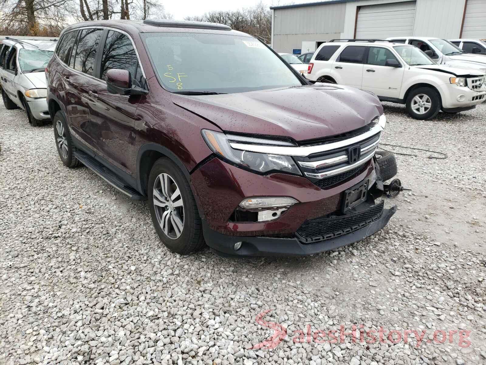 5FNYF6H81GB083657 2016 HONDA PILOT