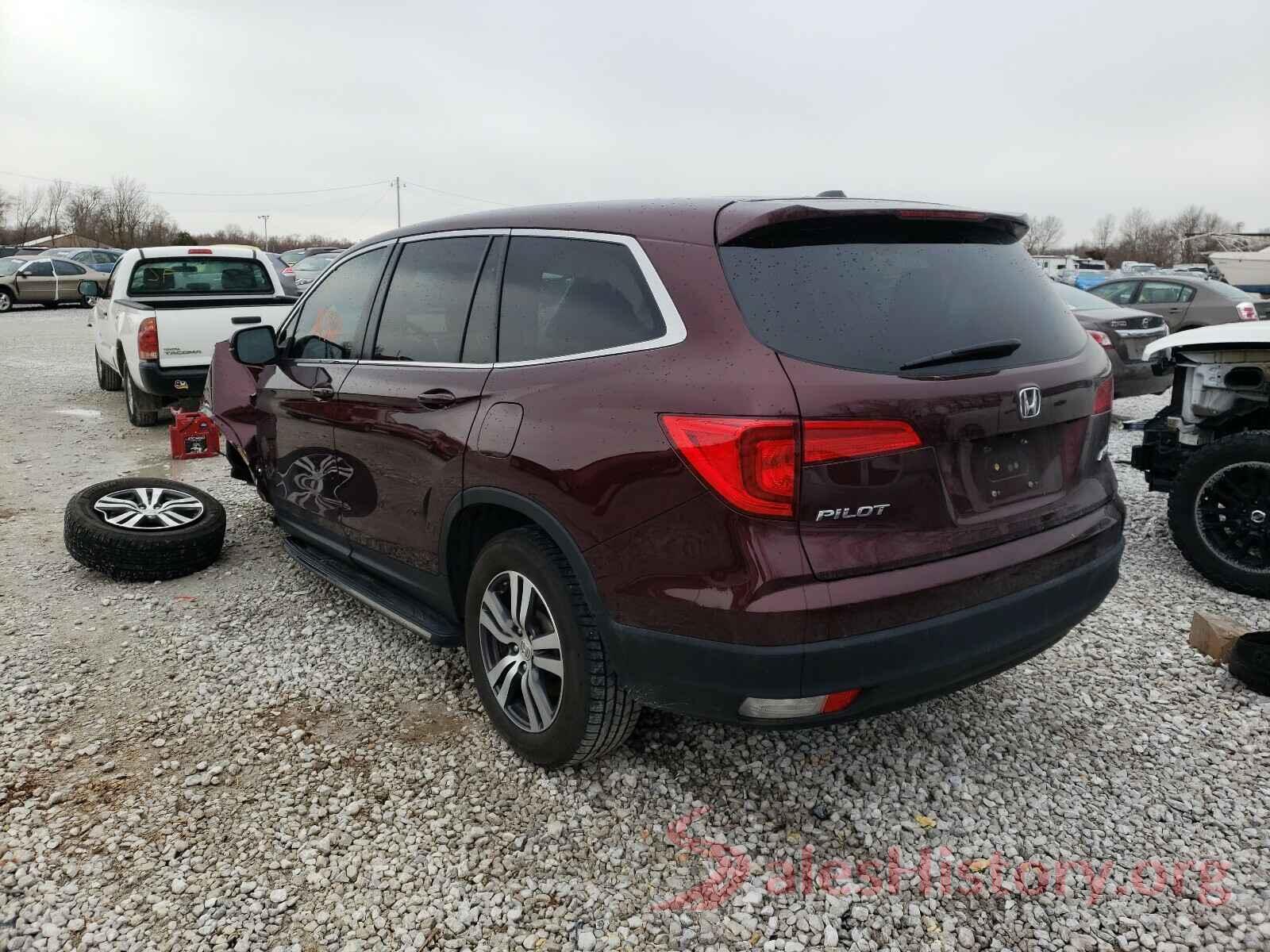 5FNYF6H81GB083657 2016 HONDA PILOT