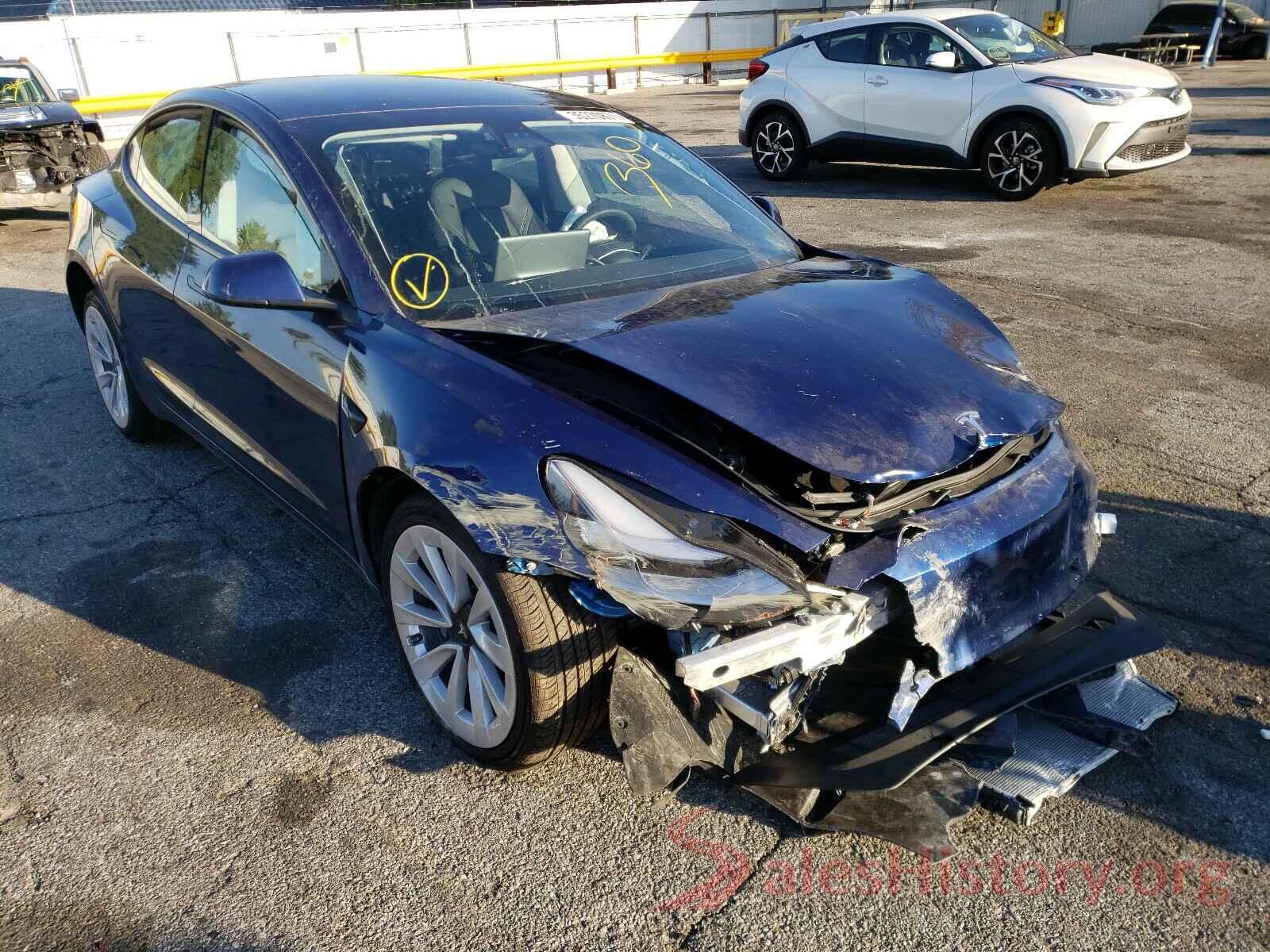 5YJ3E1EA7MF849894 2021 TESLA MODEL 3