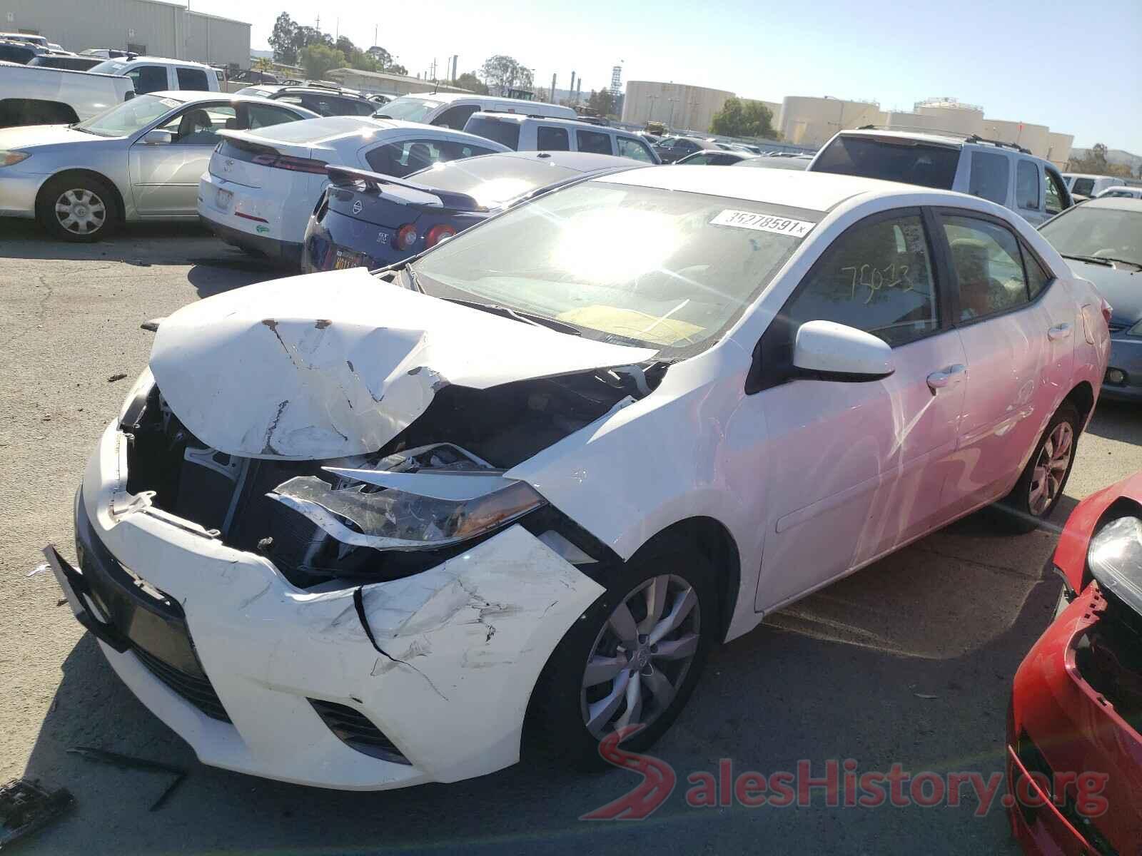 5YFBURHE1GP382556 2016 TOYOTA COROLLA