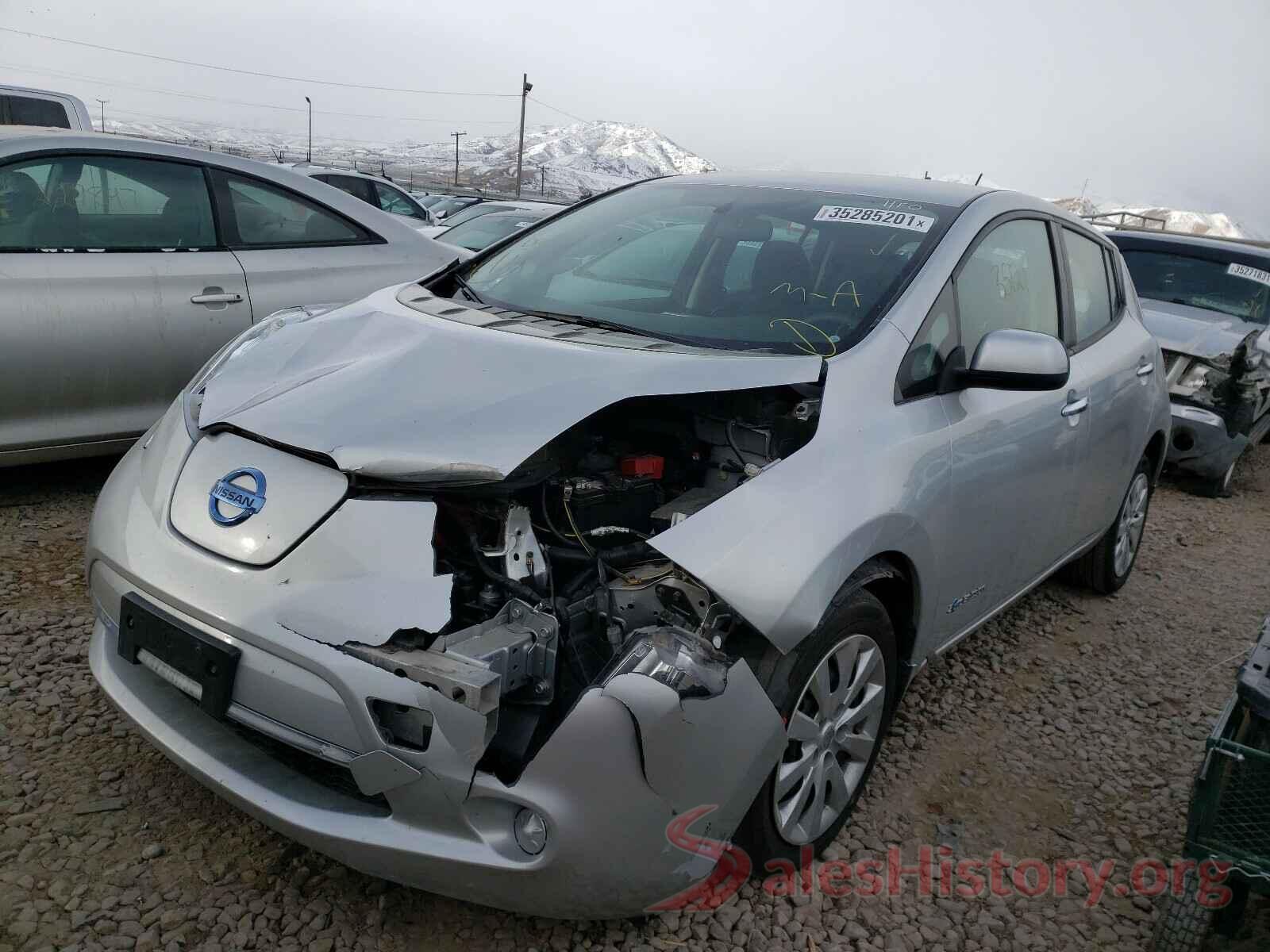 1N4AZ0CP6GC302278 2016 NISSAN LEAF