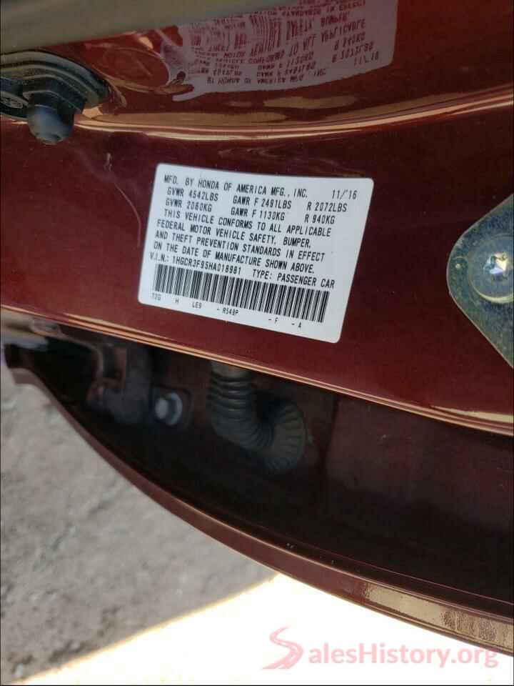 1HGCR3F95HA018981 2017 HONDA ACCORD