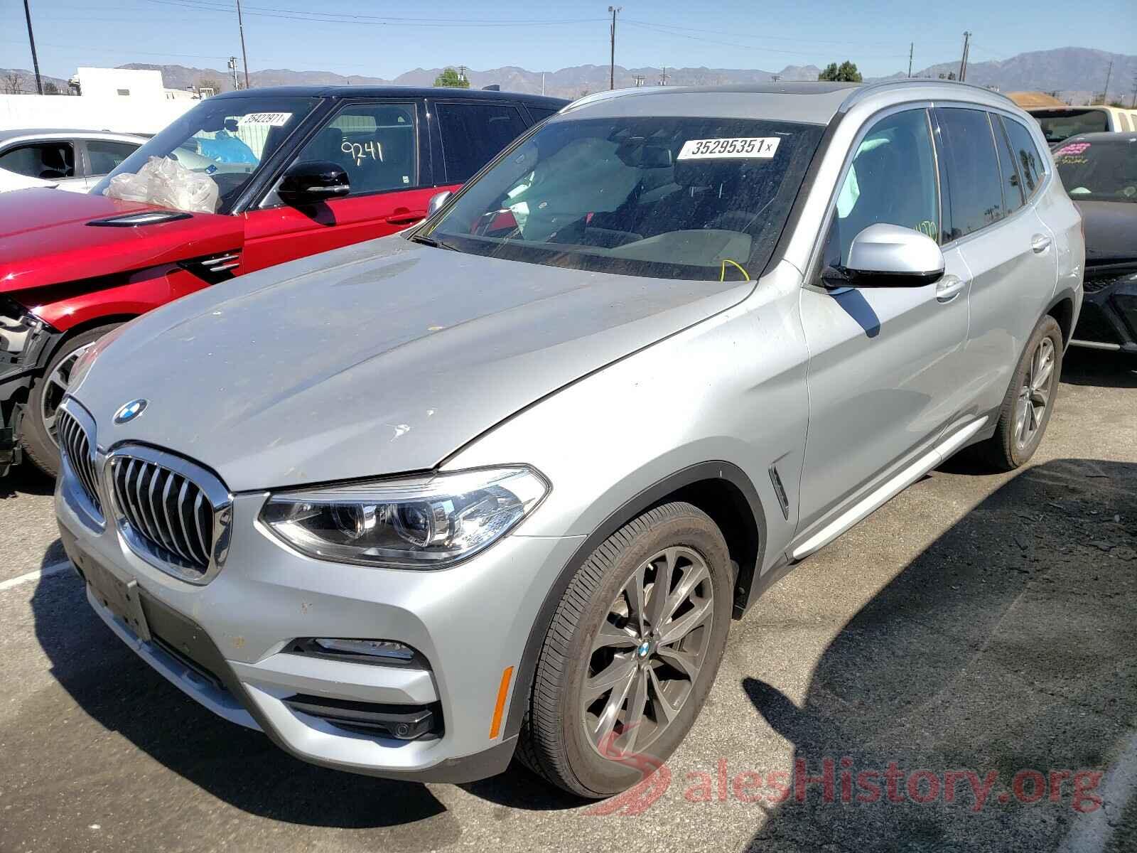 5UXTR7C55KLR47182 2019 BMW X3