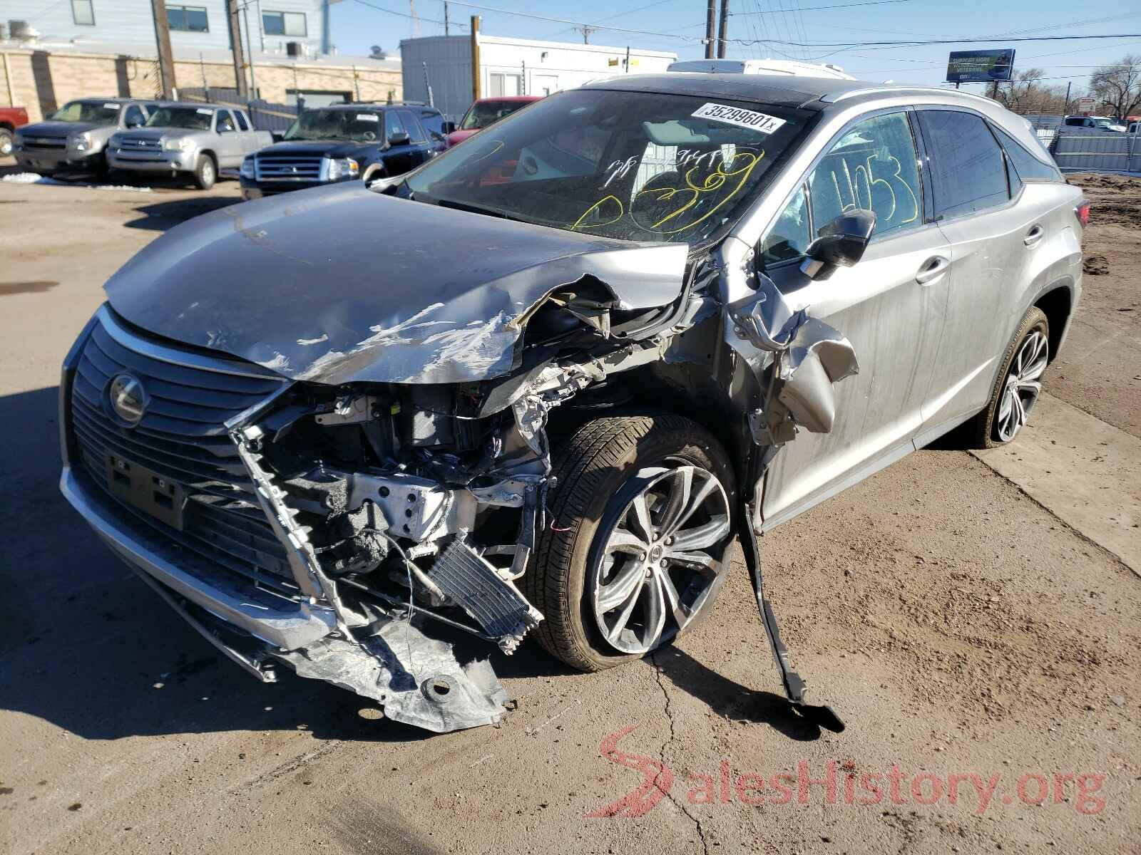 2T2BZMCAXKC203721 2019 LEXUS RX350