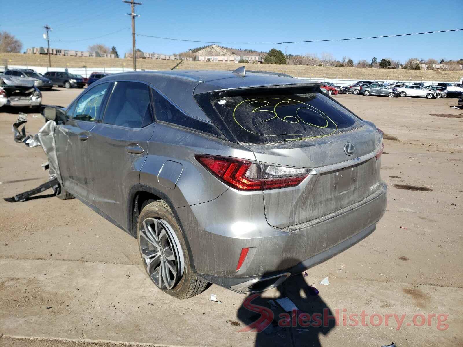 2T2BZMCAXKC203721 2019 LEXUS RX350