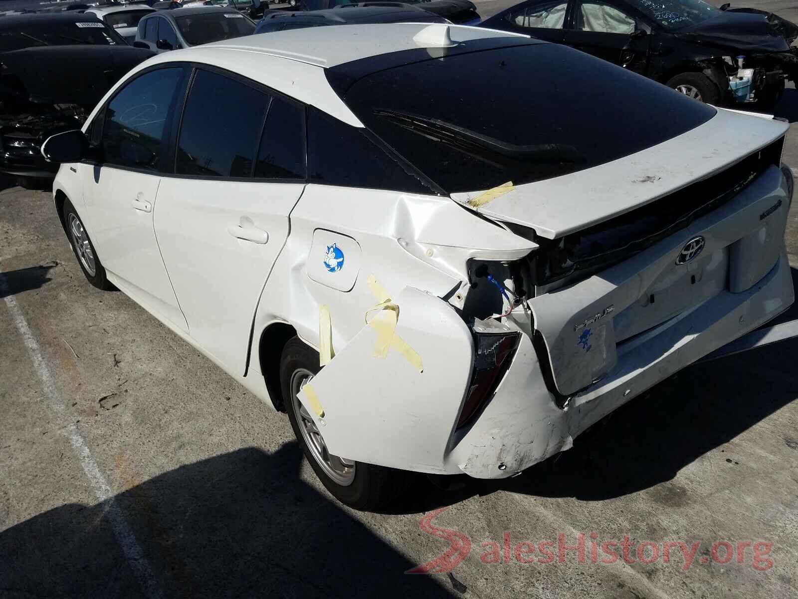 JTDKARFU9G3018381 2016 TOYOTA PRIUS