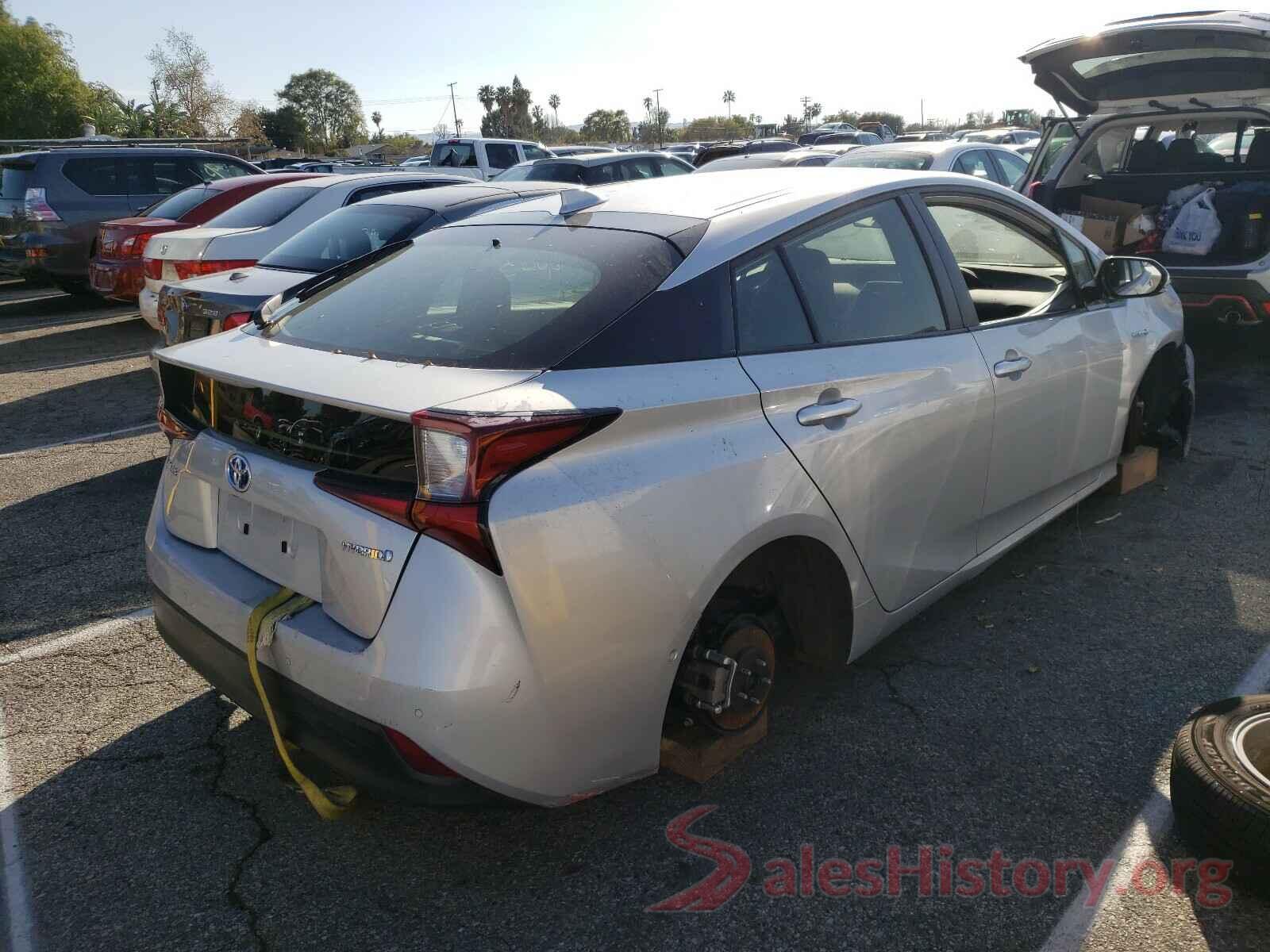 JTDKARFU5K3073757 2019 TOYOTA PRIUS