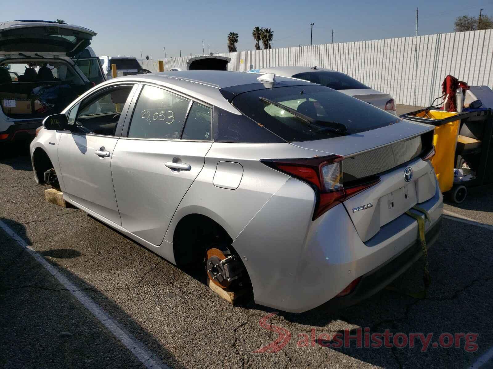 JTDKARFU5K3073757 2019 TOYOTA PRIUS