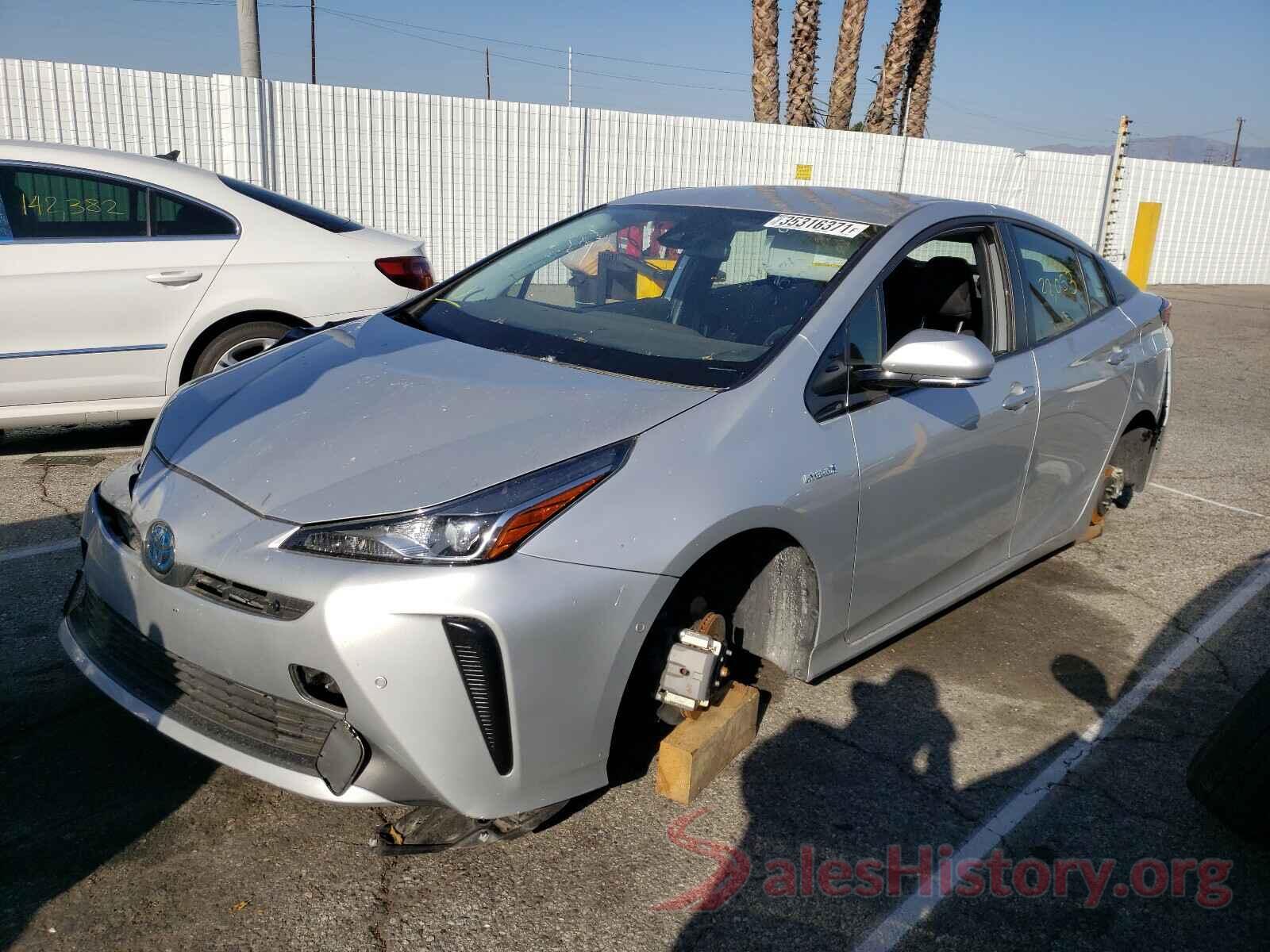 JTDKARFU5K3073757 2019 TOYOTA PRIUS