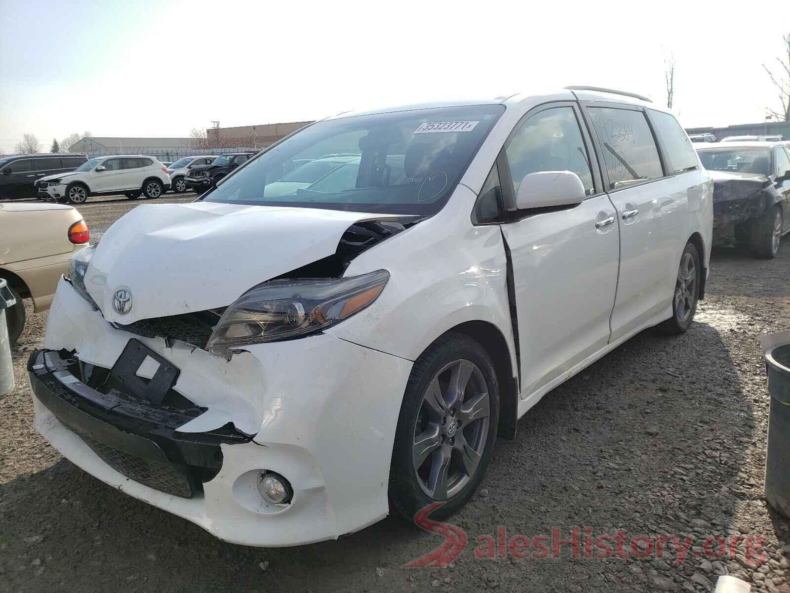 5TDXZ3DC6HS870015 2017 TOYOTA SIENNA