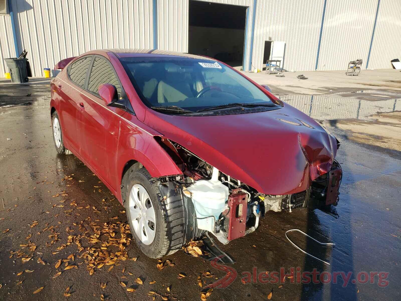 5NPDH4AE8GH787742 2016 HYUNDAI ELANTRA