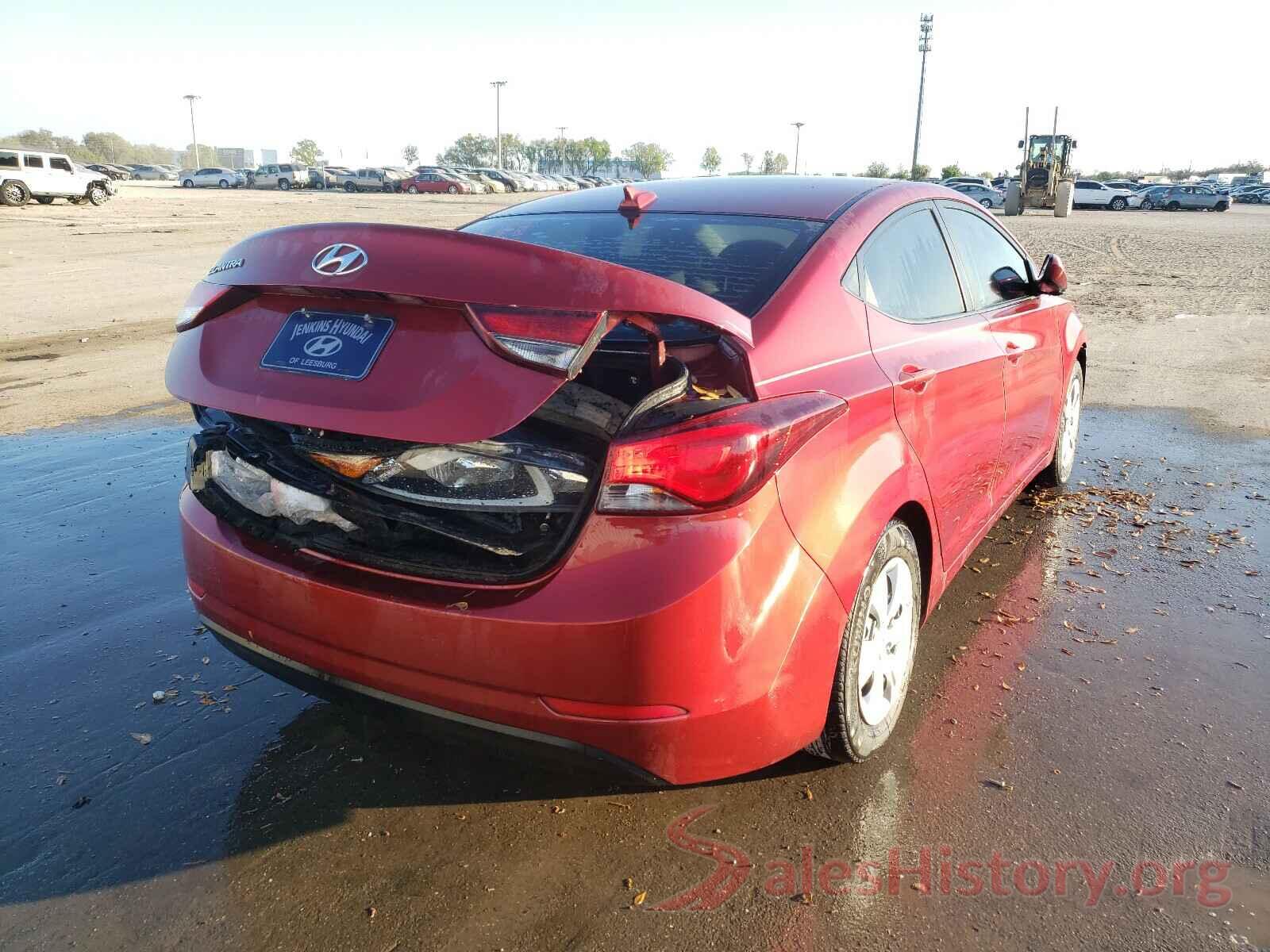 5NPDH4AE8GH787742 2016 HYUNDAI ELANTRA