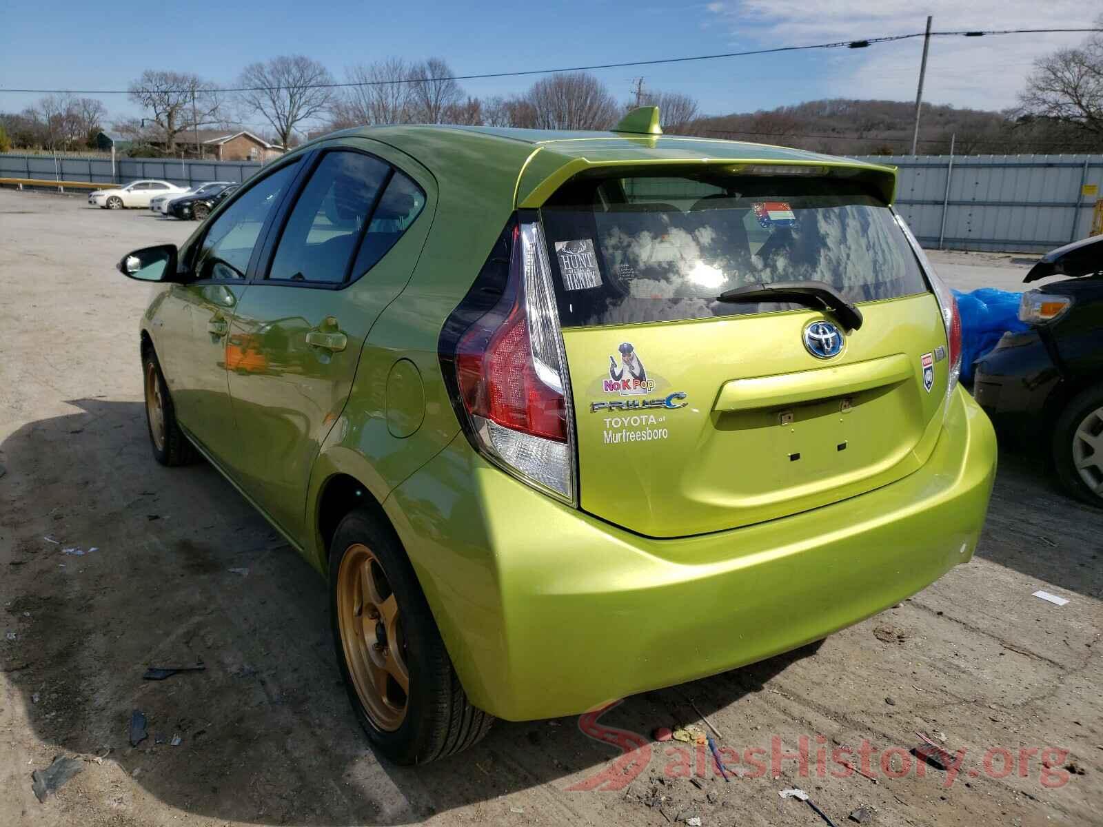 JTDKDTB35G1116238 2016 TOYOTA PRIUS