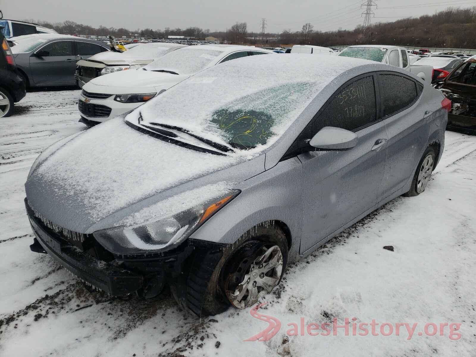 5NPDH4AE9GH740249 2016 HYUNDAI ELANTRA