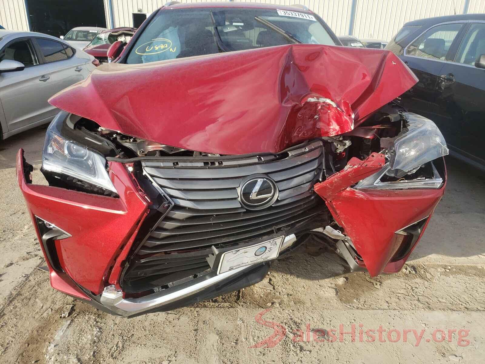 2T2ZZMCAXKC148802 2019 LEXUS RX350