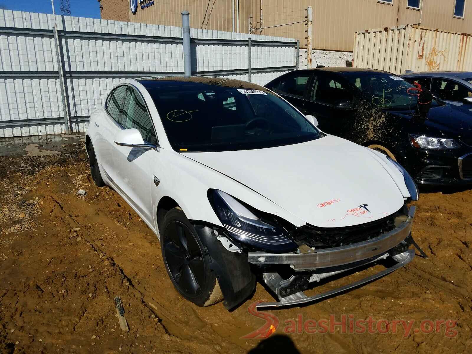 5YJ3E1EAXKF484236 2019 TESLA MODEL 3