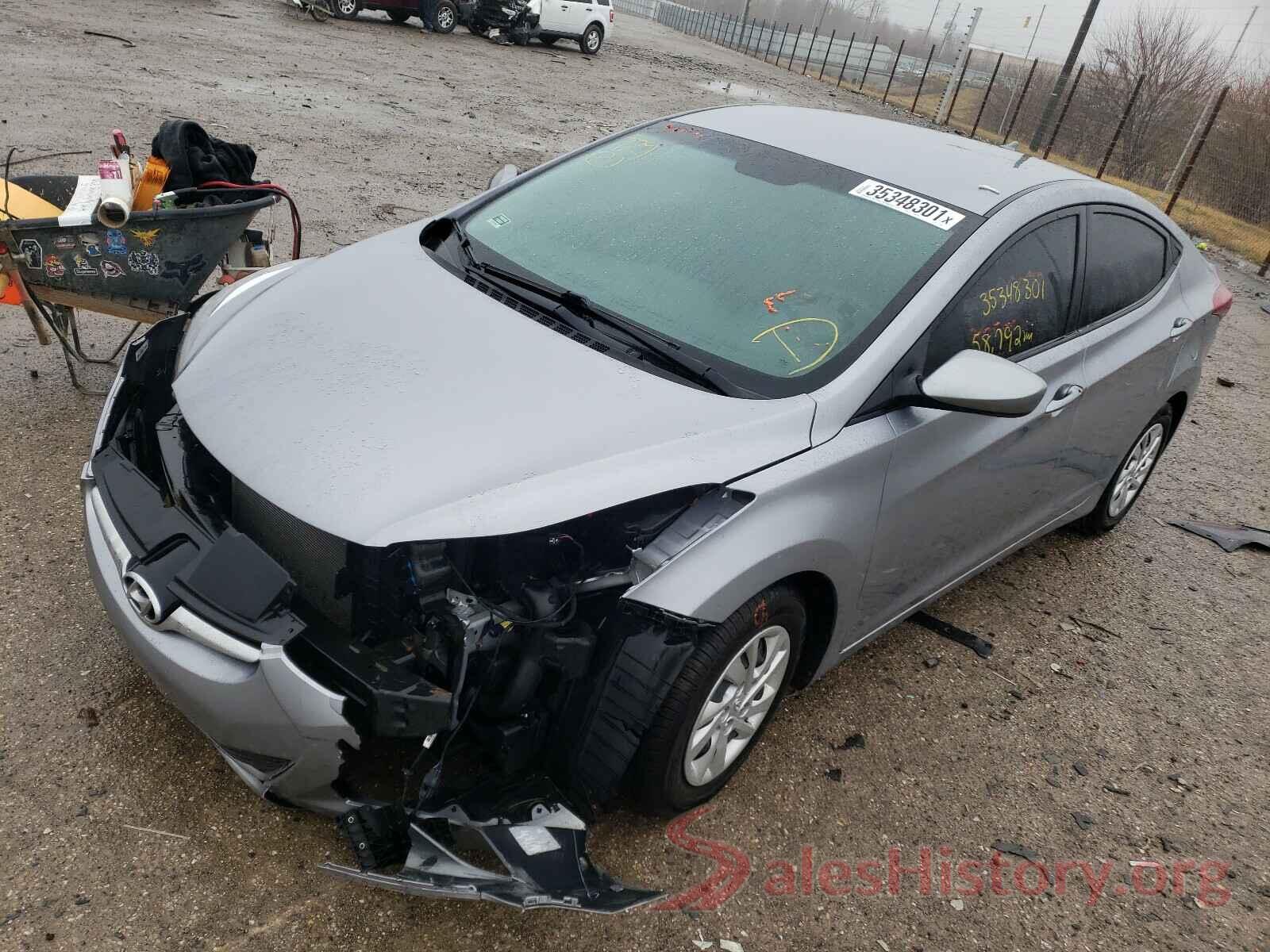 5NPDH4AE3GH727397 2016 HYUNDAI ELANTRA