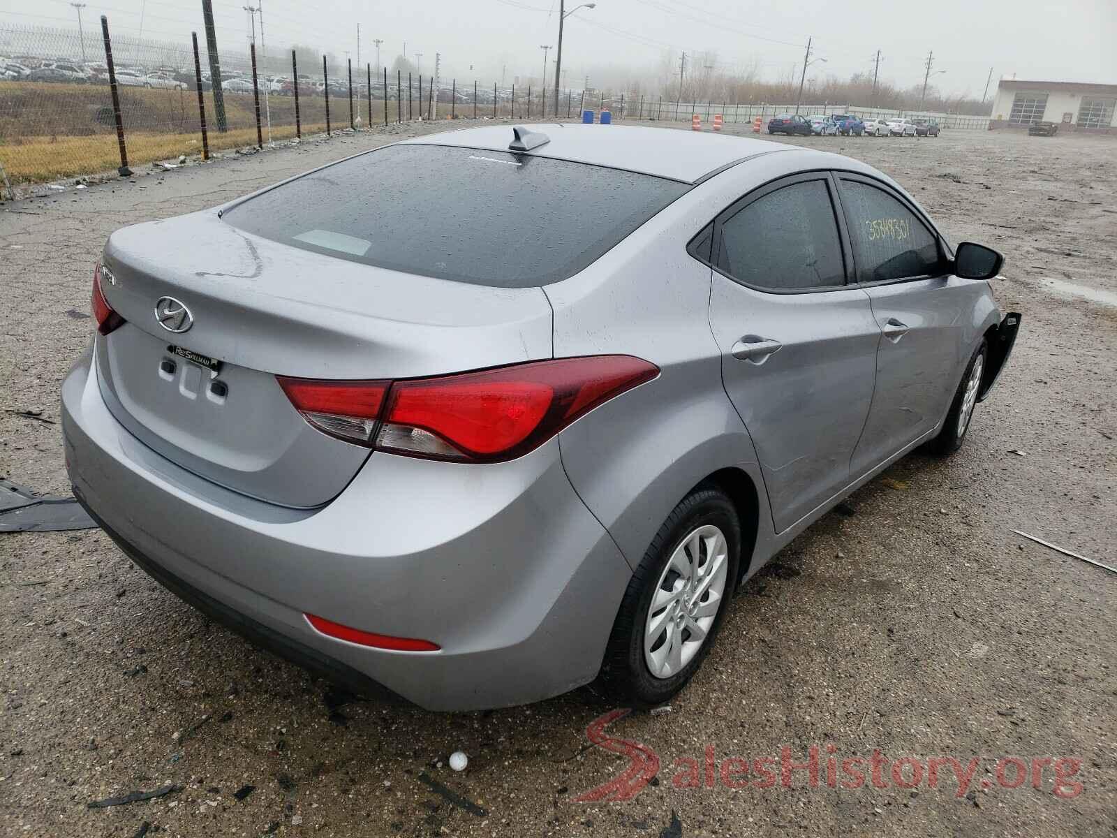 5NPDH4AE3GH727397 2016 HYUNDAI ELANTRA