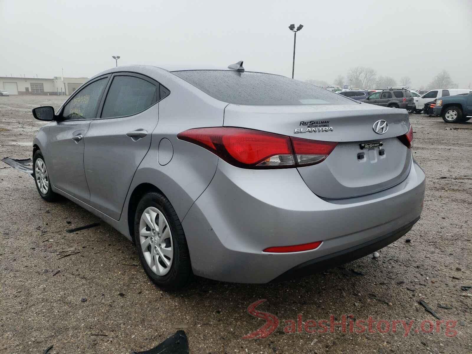 5NPDH4AE3GH727397 2016 HYUNDAI ELANTRA