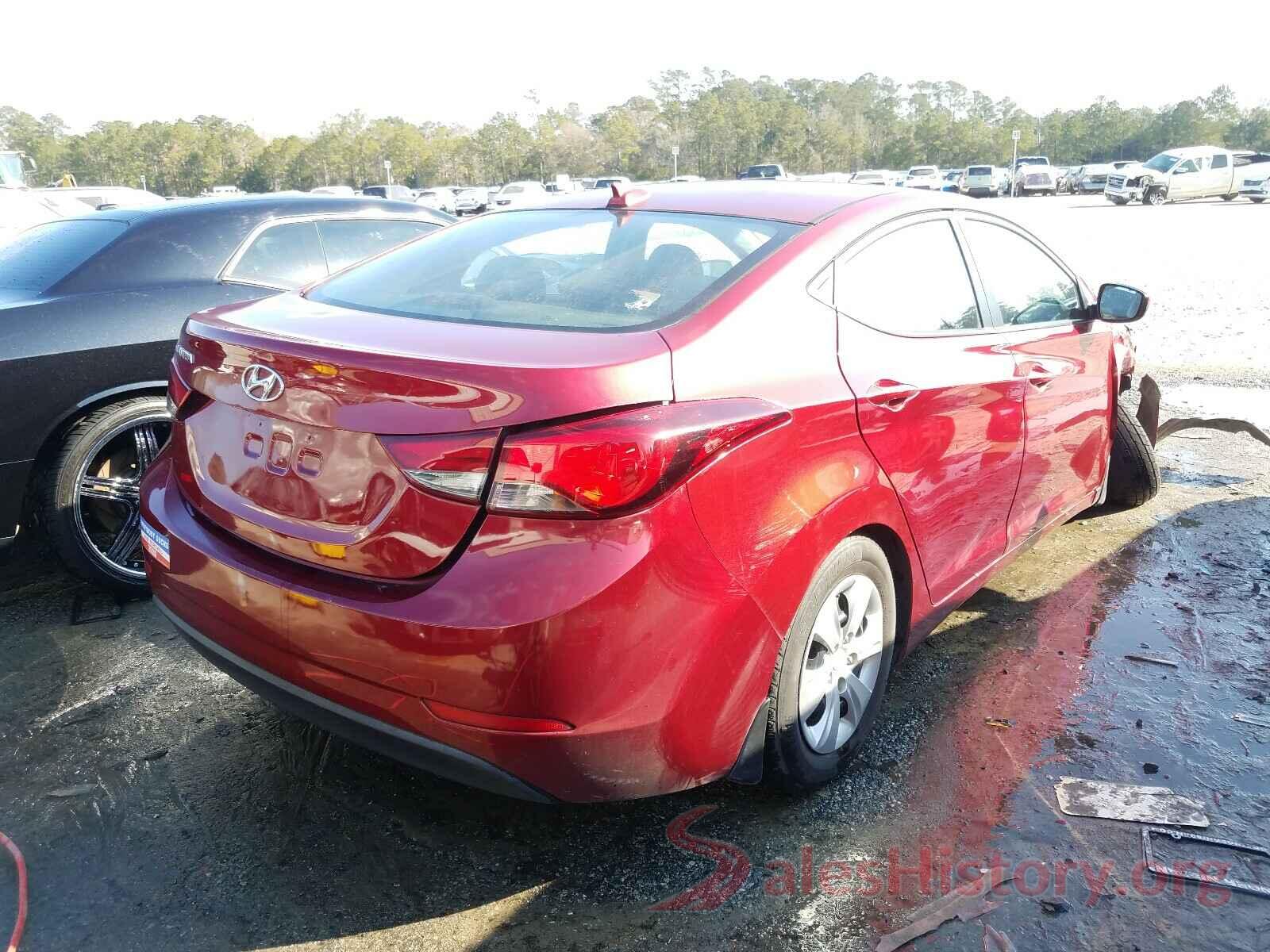 5NPDH4AE9GH784932 2016 HYUNDAI ELANTRA