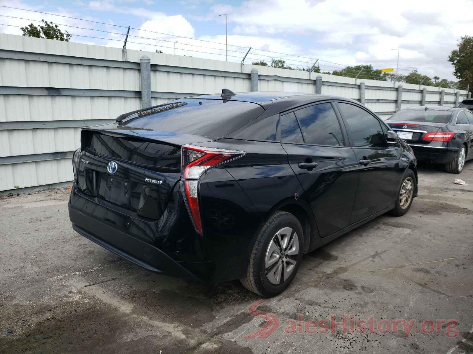 JTDKARFU2H3047609 2017 TOYOTA PRIUS