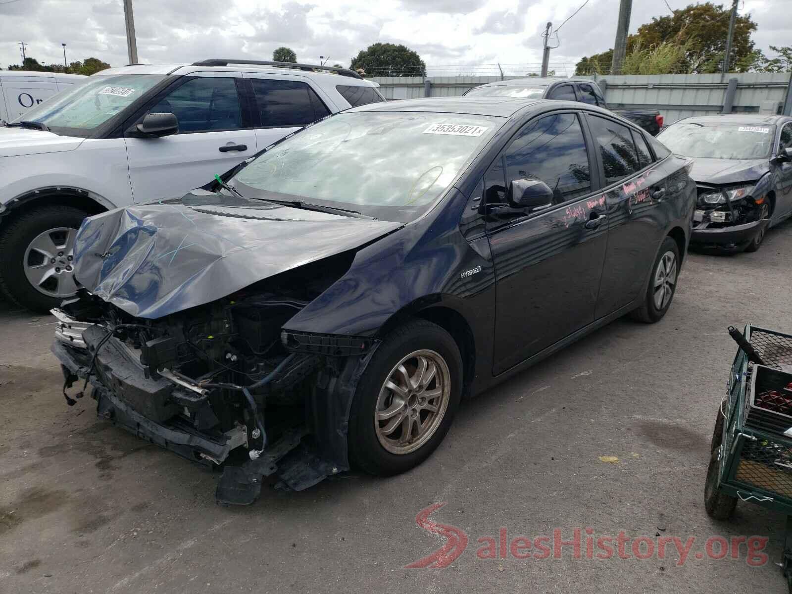 JTDKARFU2H3047609 2017 TOYOTA PRIUS