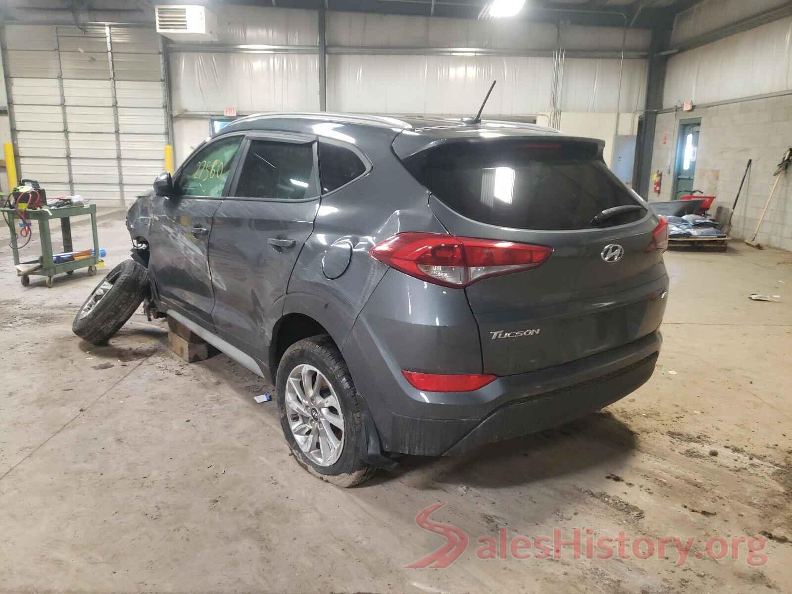 KM8J3CA40HU550975 2017 HYUNDAI TUCSON