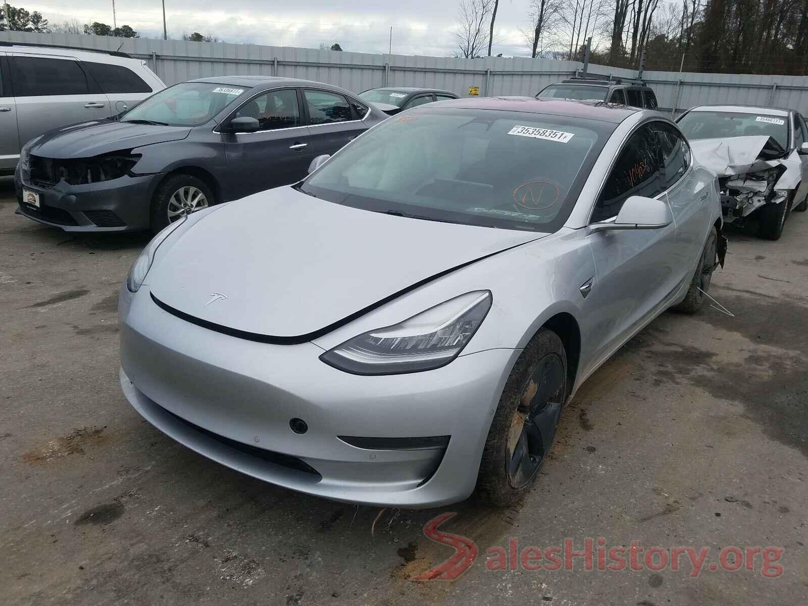 5YJ3E1EA9JF007036 2018 TESLA MODEL 3