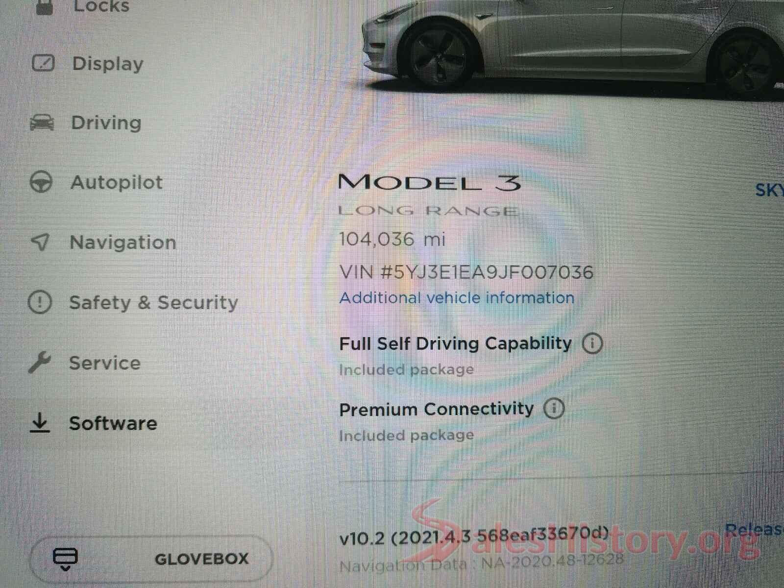 5YJ3E1EA9JF007036 2018 TESLA MODEL 3