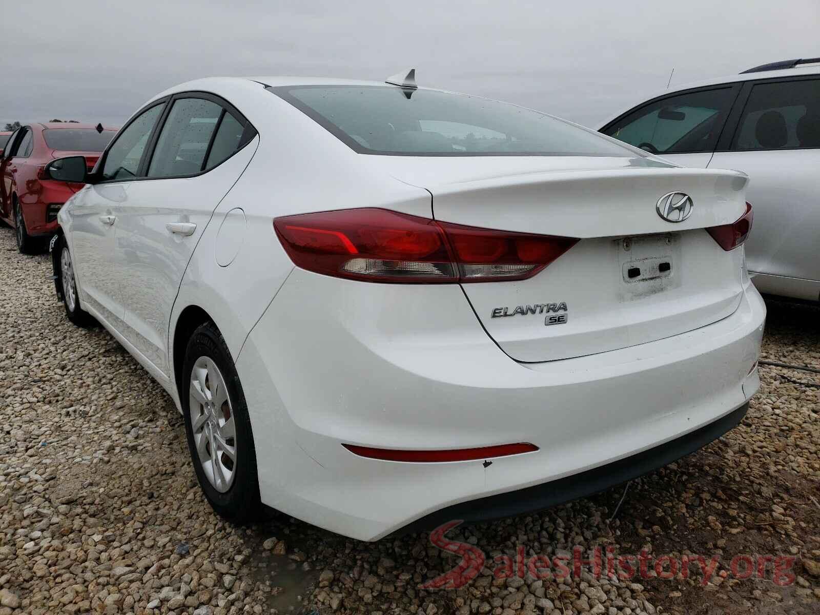 5NPD74LF5HH163357 2017 HYUNDAI ELANTRA