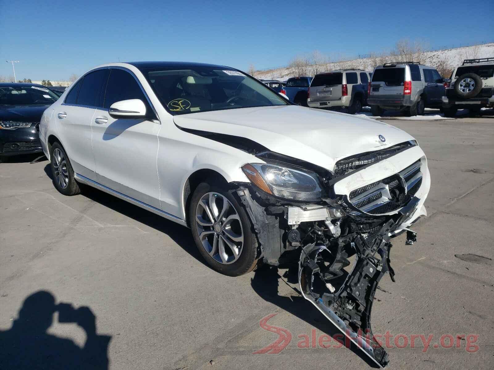 55SWF4KB8HU203065 2017 MERCEDES-BENZ C CLASS