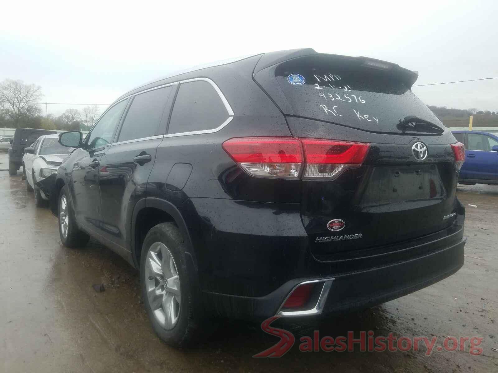 5TDDZRFH9KS932576 2019 TOYOTA HIGHLANDER