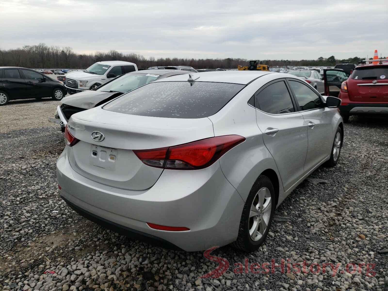 5NPDH4AE7GH736538 2016 HYUNDAI ELANTRA