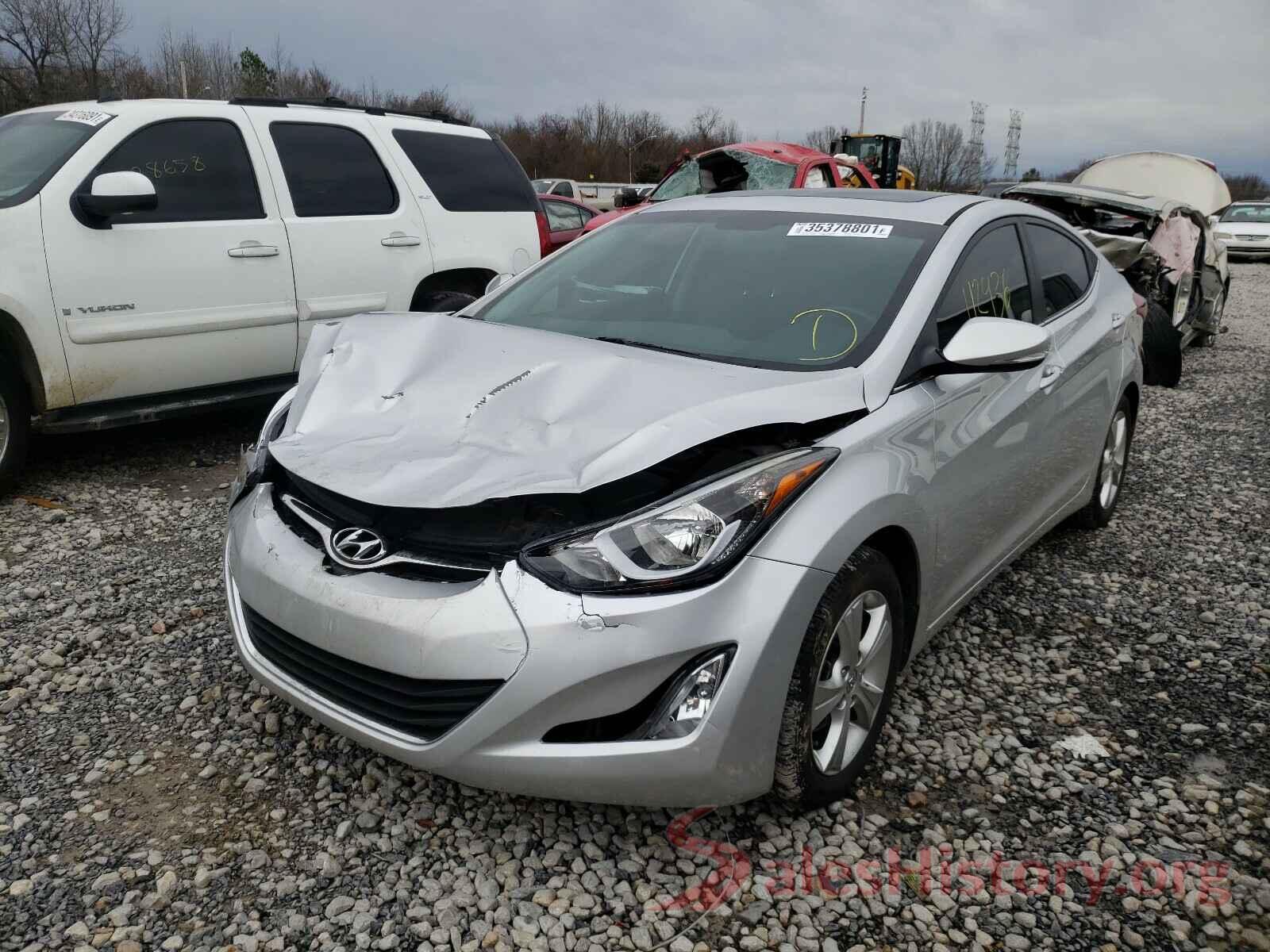 5NPDH4AE7GH736538 2016 HYUNDAI ELANTRA