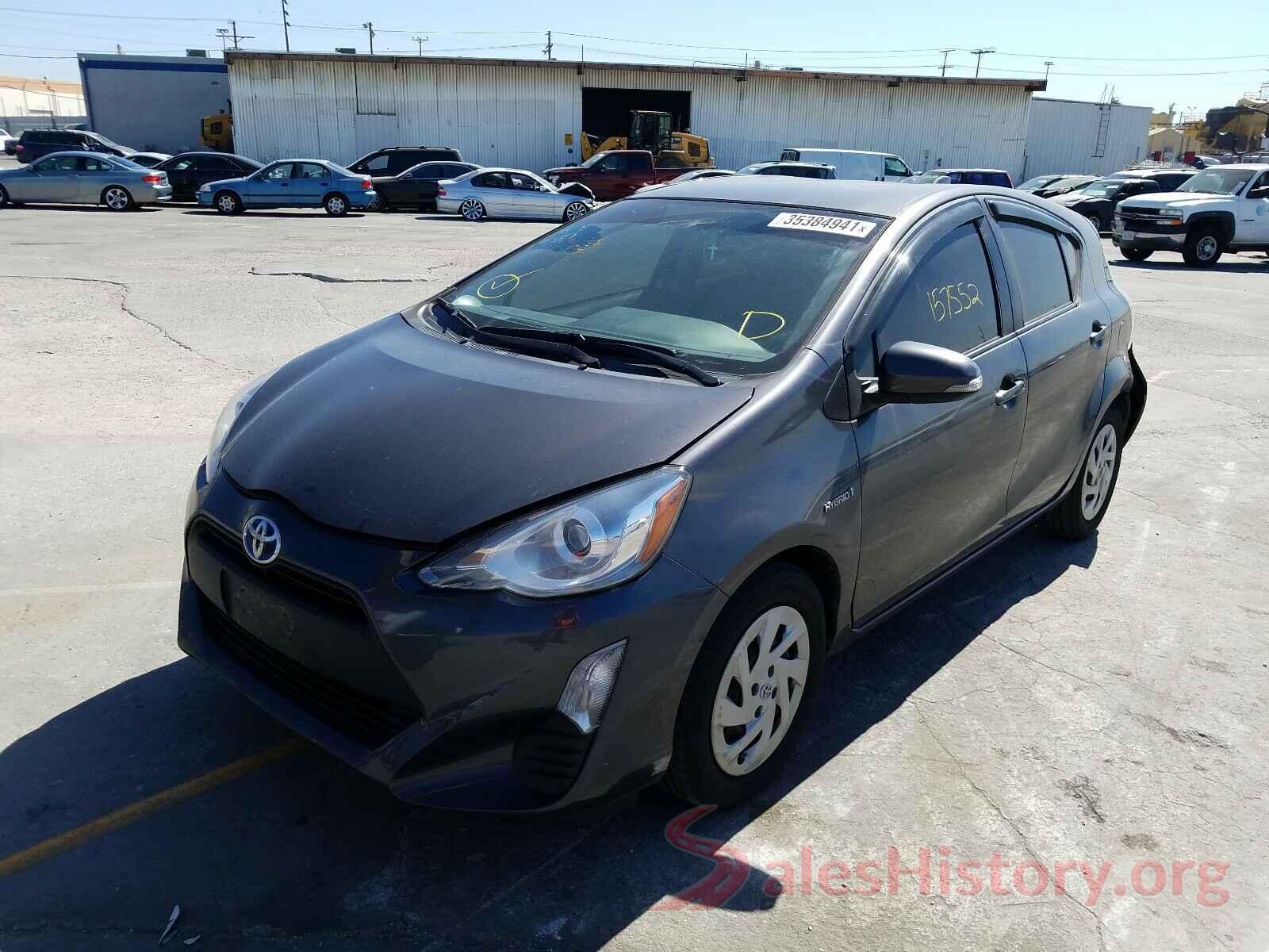 JTDKDTB30G1137451 2016 TOYOTA PRIUS