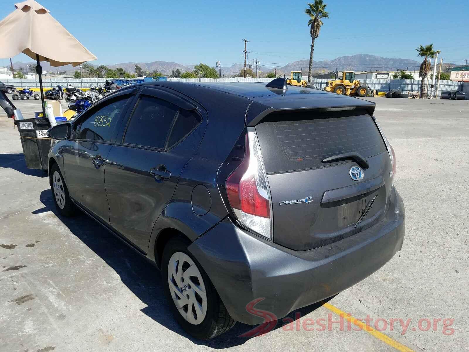 JTDKDTB30G1137451 2016 TOYOTA PRIUS