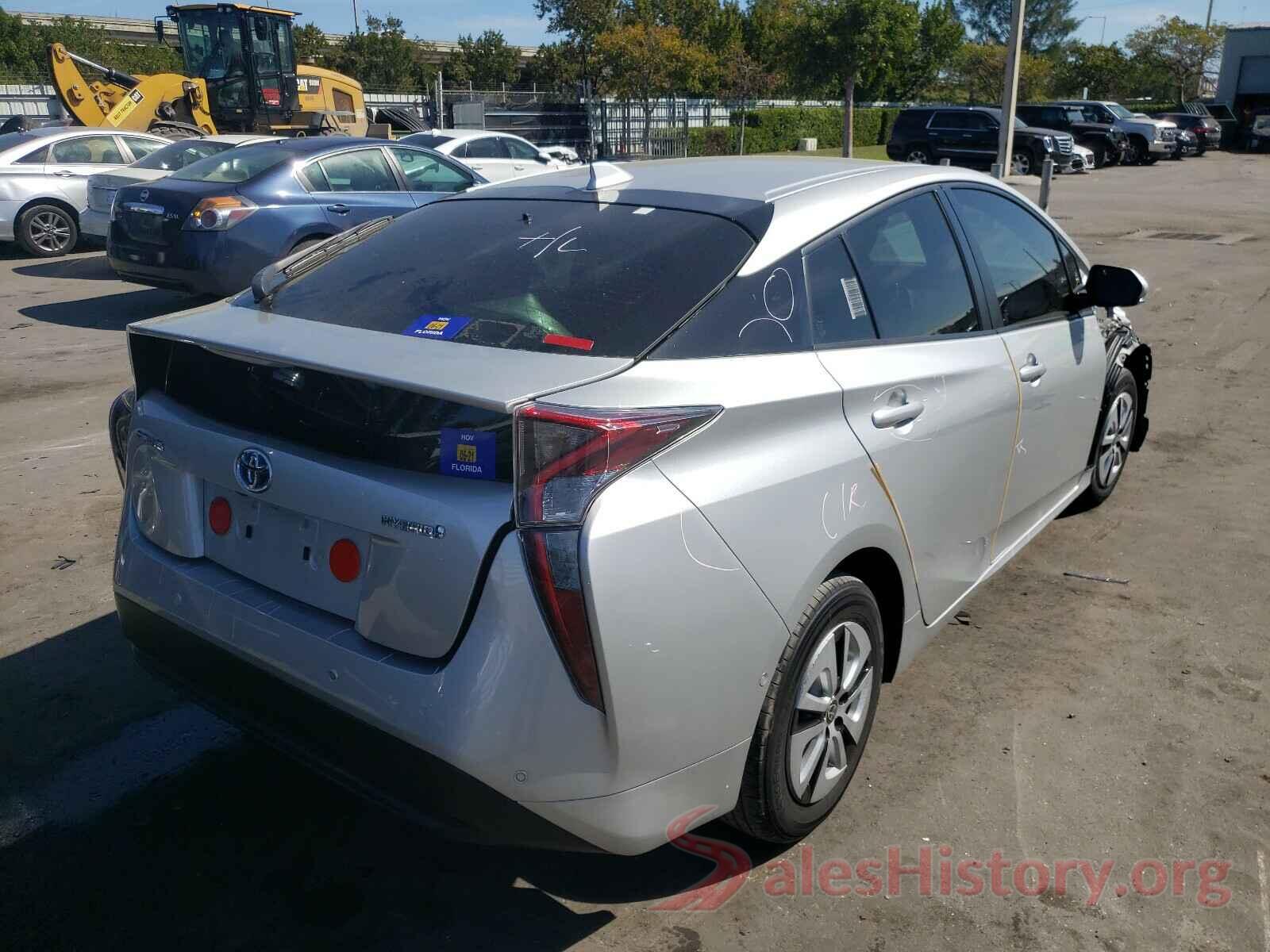 JTDKARFU1J3552336 2018 TOYOTA PRIUS