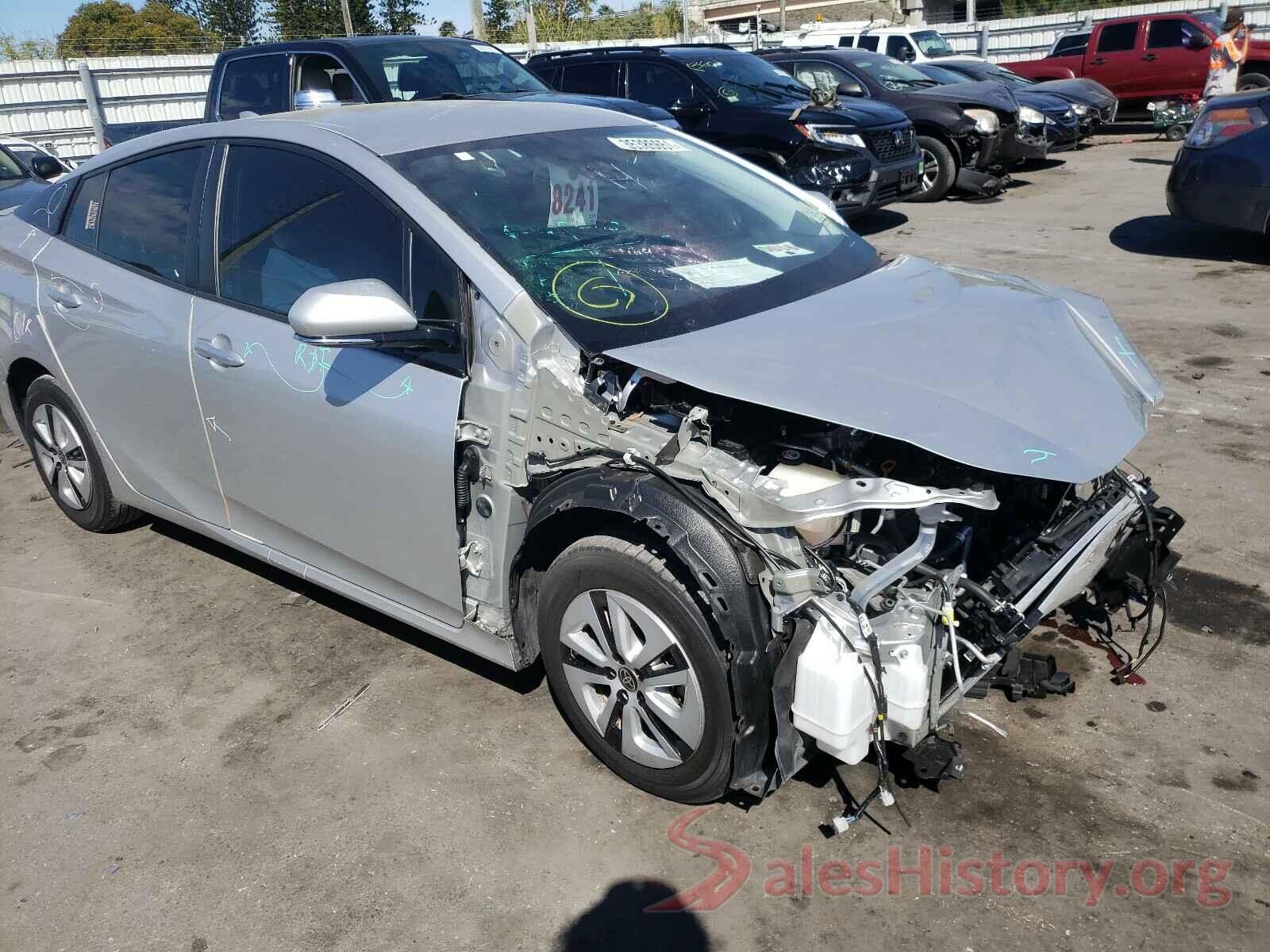 JTDKARFU1J3552336 2018 TOYOTA PRIUS