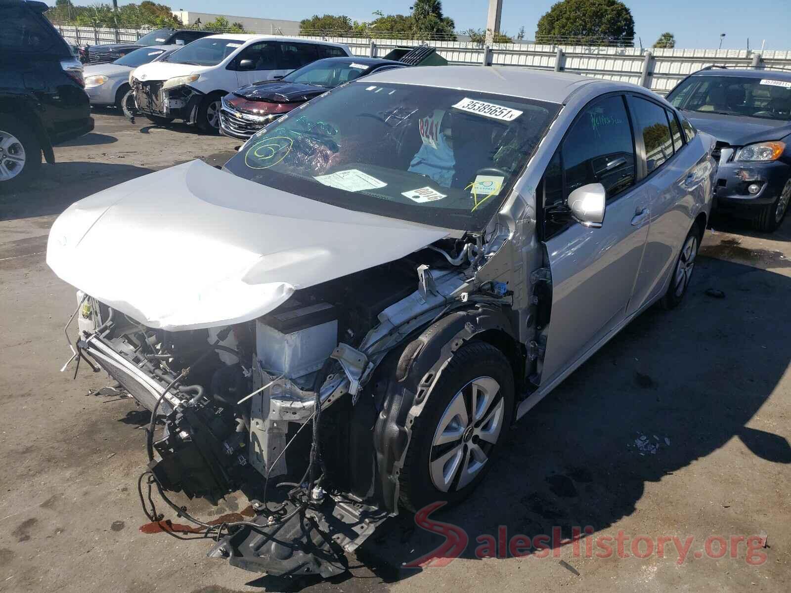 JTDKARFU1J3552336 2018 TOYOTA PRIUS