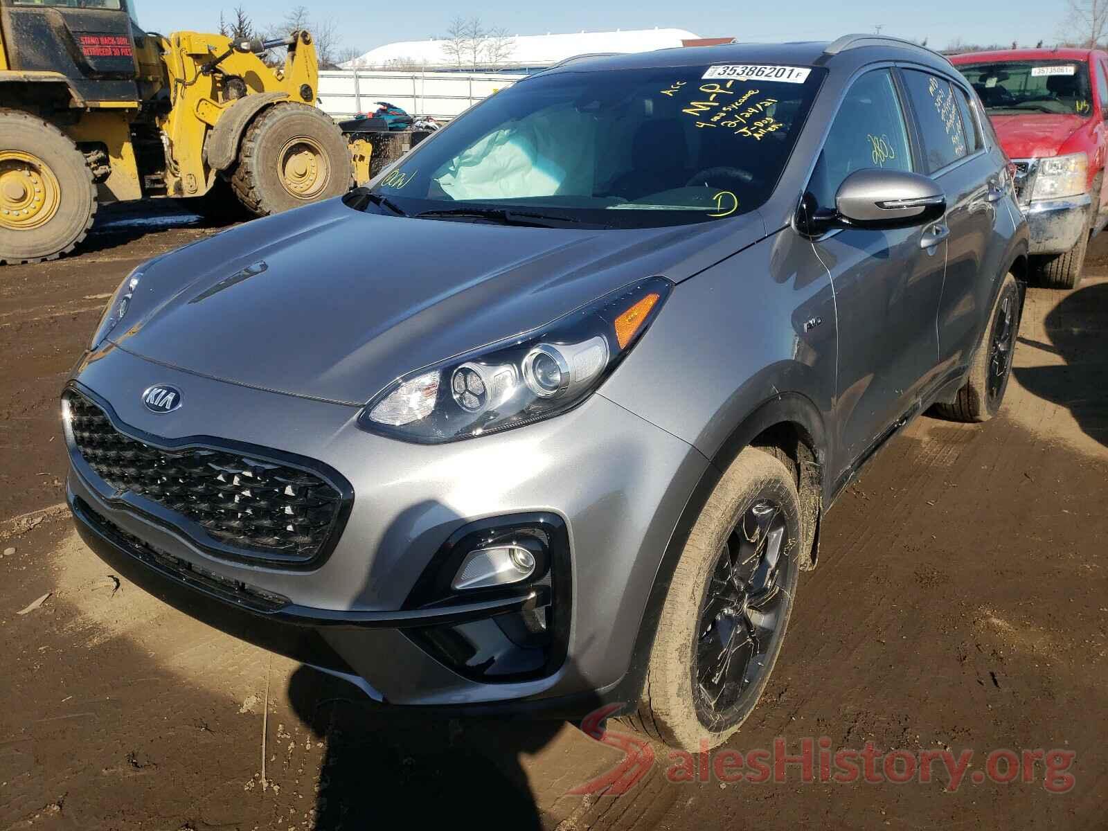 KNDP6CAC1M7857366 2021 KIA SPORTAGE