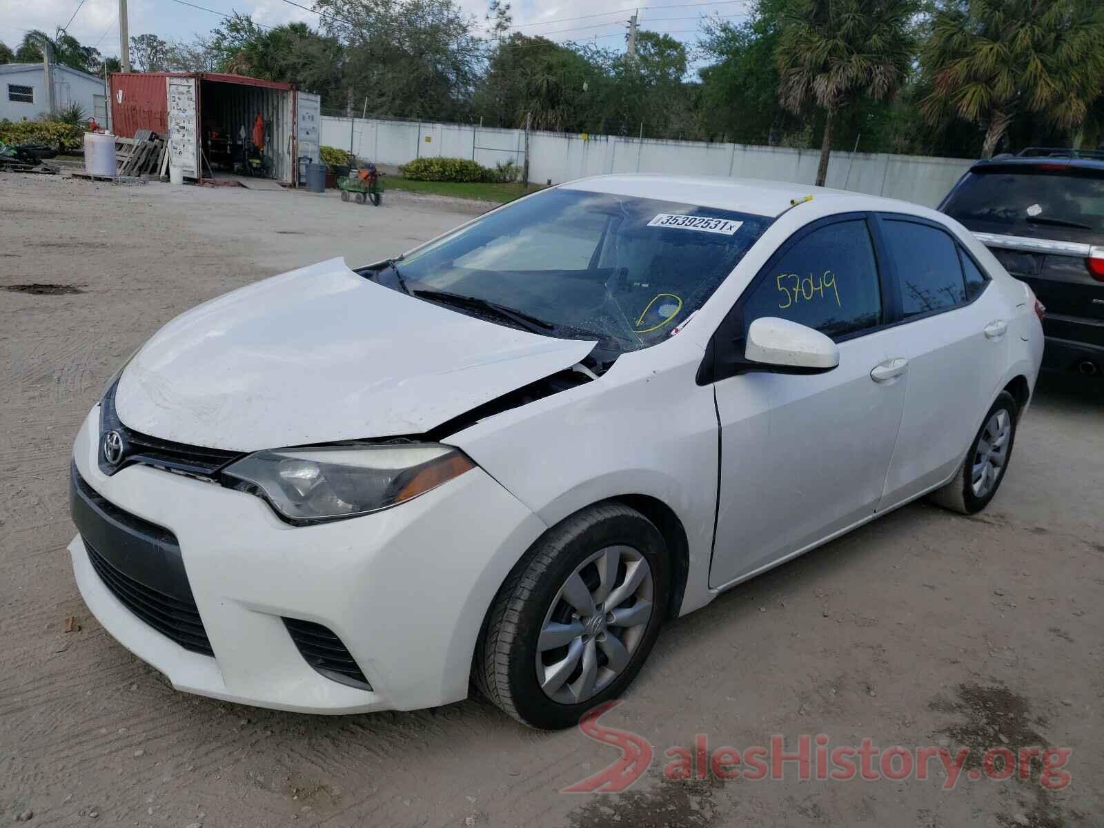 2T1BURHE5GC588172 2016 TOYOTA COROLLA