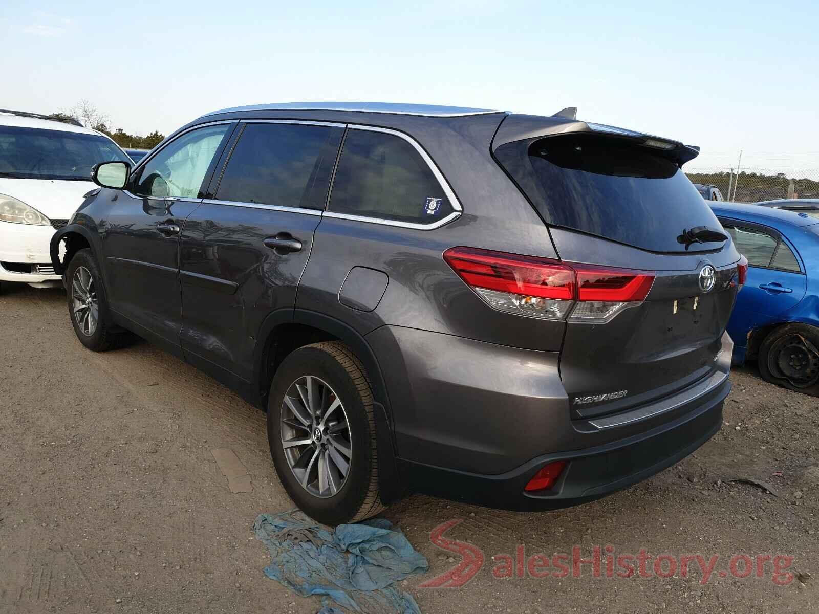 5TDJZRFH1KS578748 2019 TOYOTA HIGHLANDER